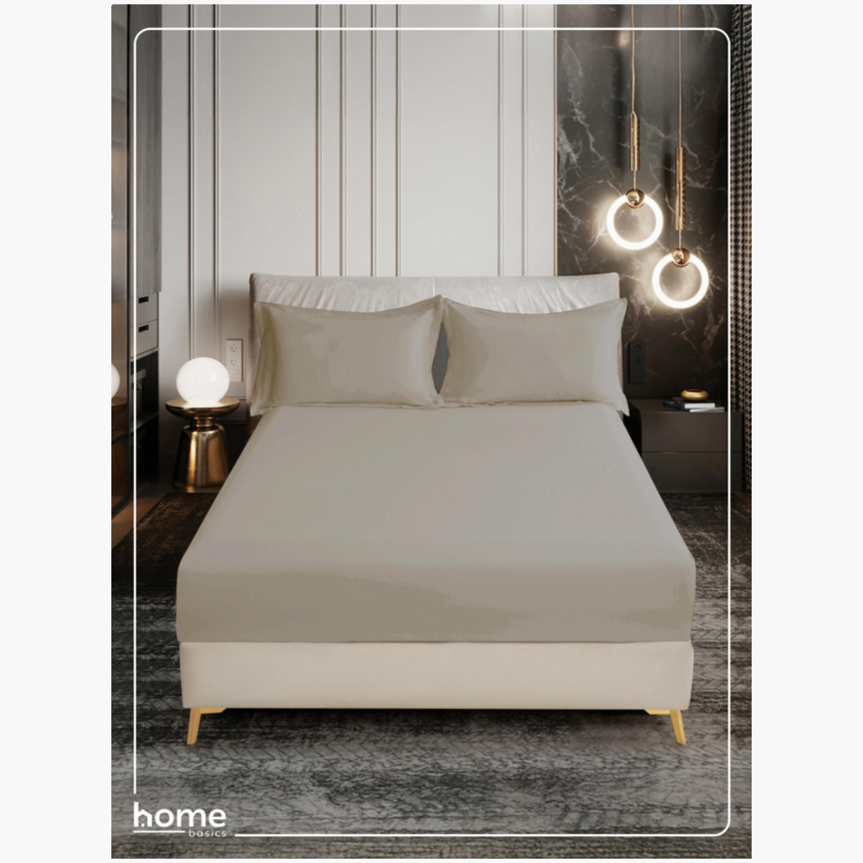 Fitted Sheet Set – 90x200 cm Single Size-household-bedding-sheetsandpillowcases-fittedsheets-image-1