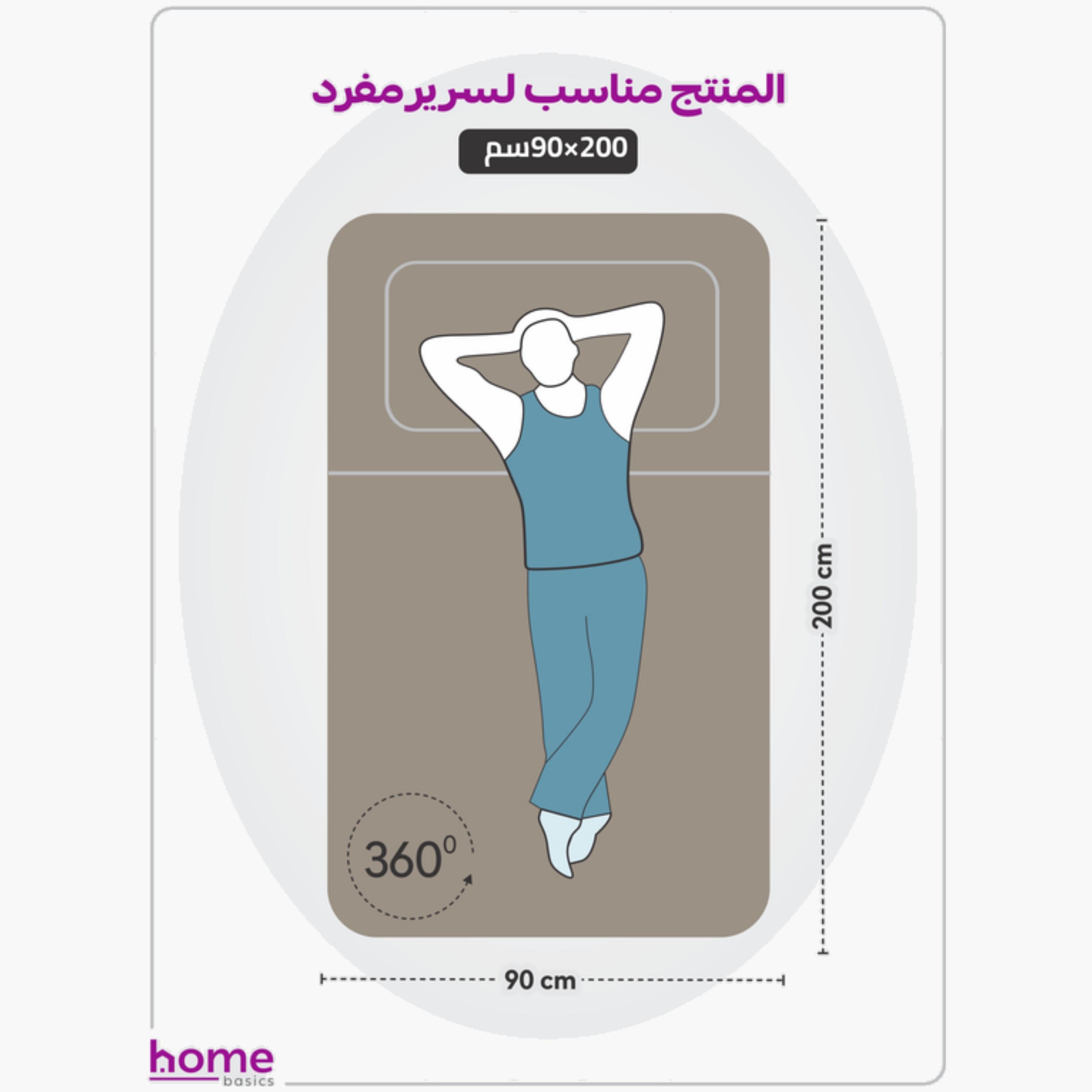 Fitted Sheet Set – 90x200 cm Single Size-household-bedding-sheetsandpillowcases-fittedsheets-image-2