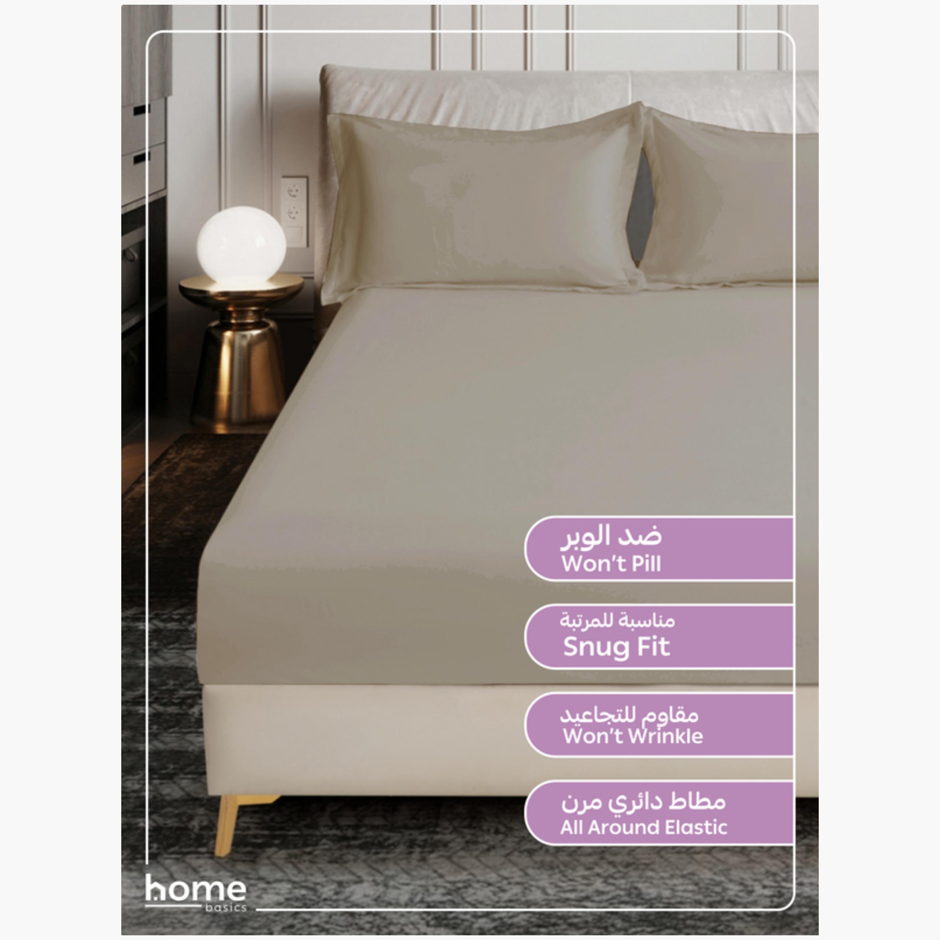 Fitted Sheet Set – 90x200 cm Single Size-household-bedding-sheetsandpillowcases-fittedsheets-image-3