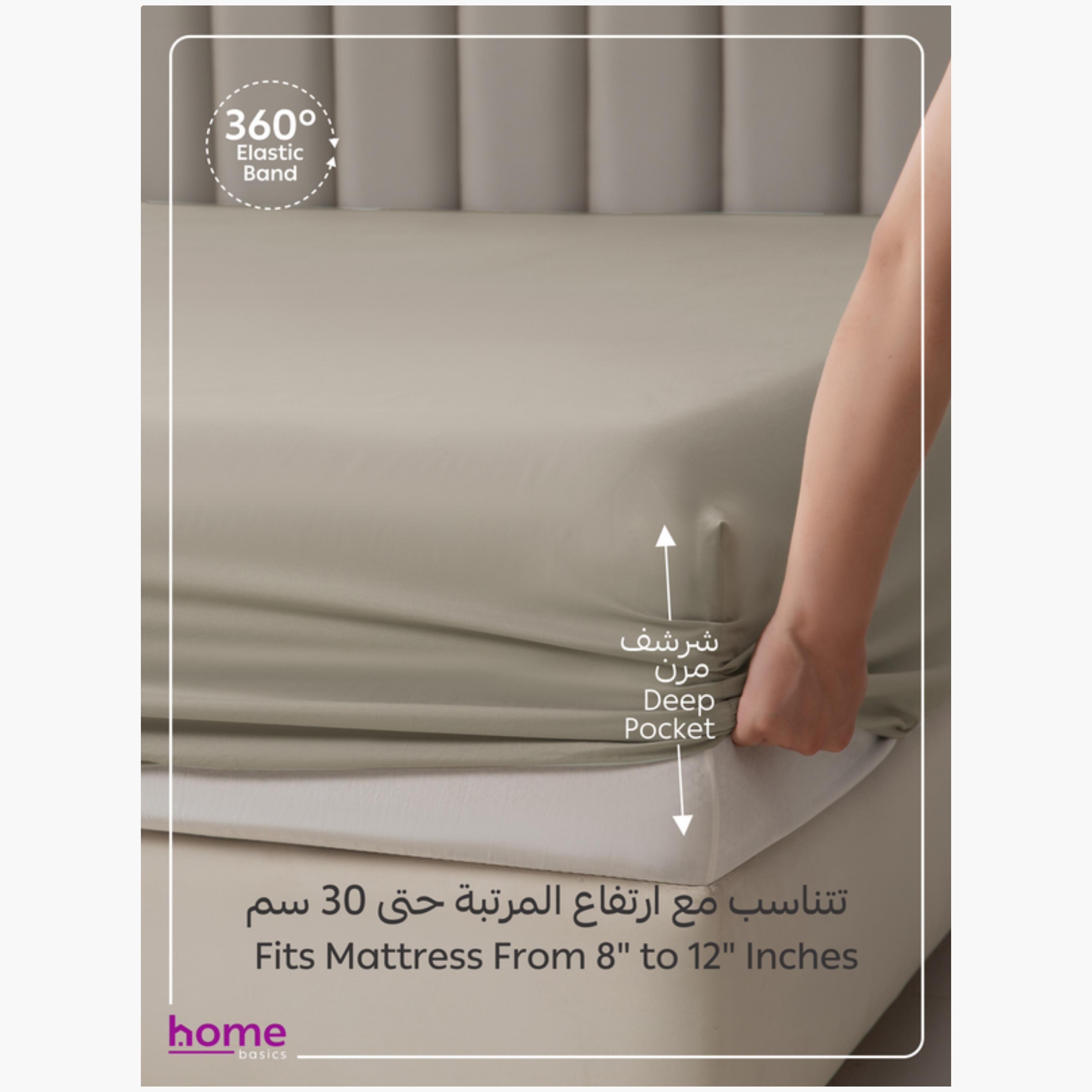 Fitted Sheet Set – 90x200 cm Single Size-household-bedding-sheetsandpillowcases-fittedsheets-image-5