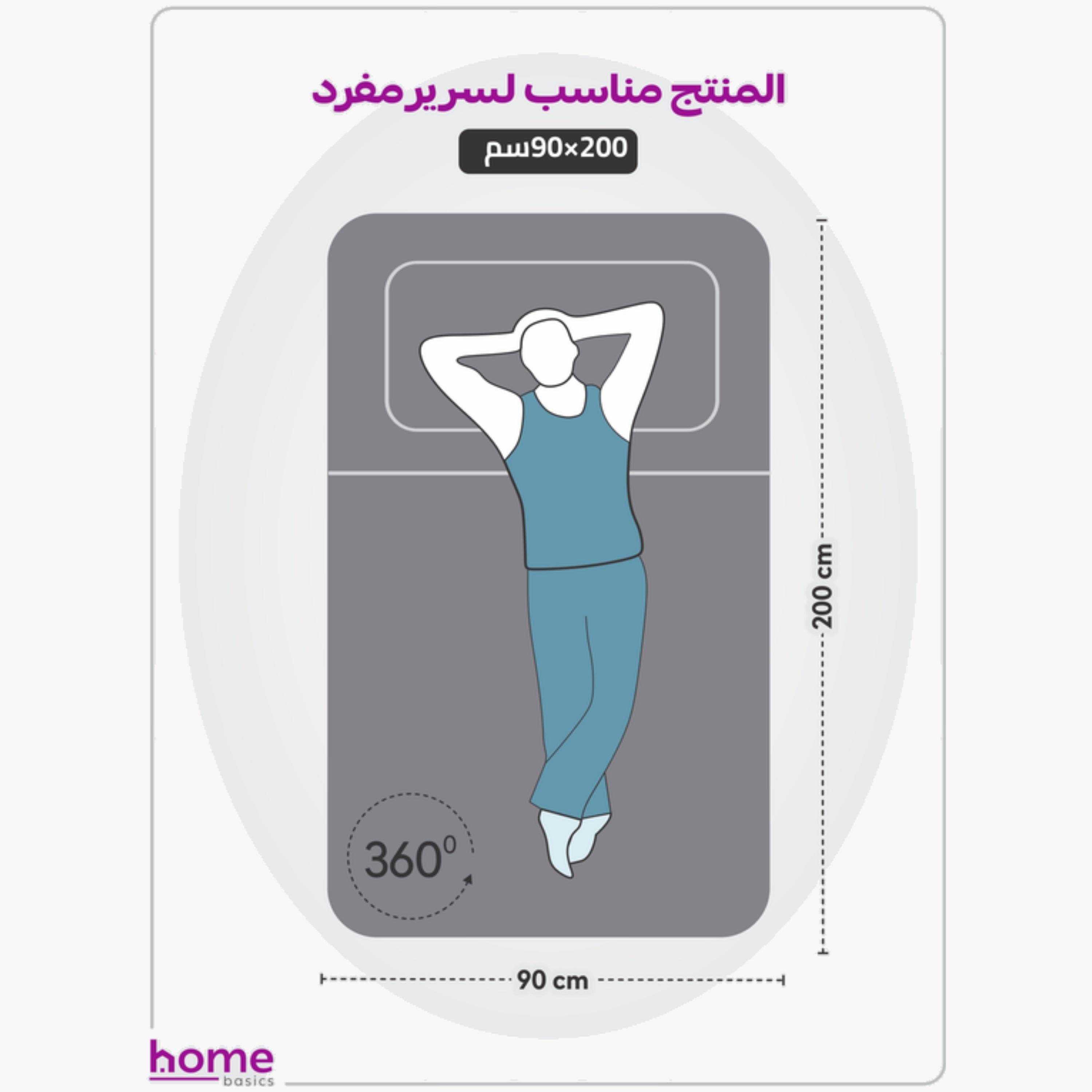 Fitted Sheet Set – 90x200 cm Single-household-bedding-sheetsandpillowcases-fittedsheets-image-2