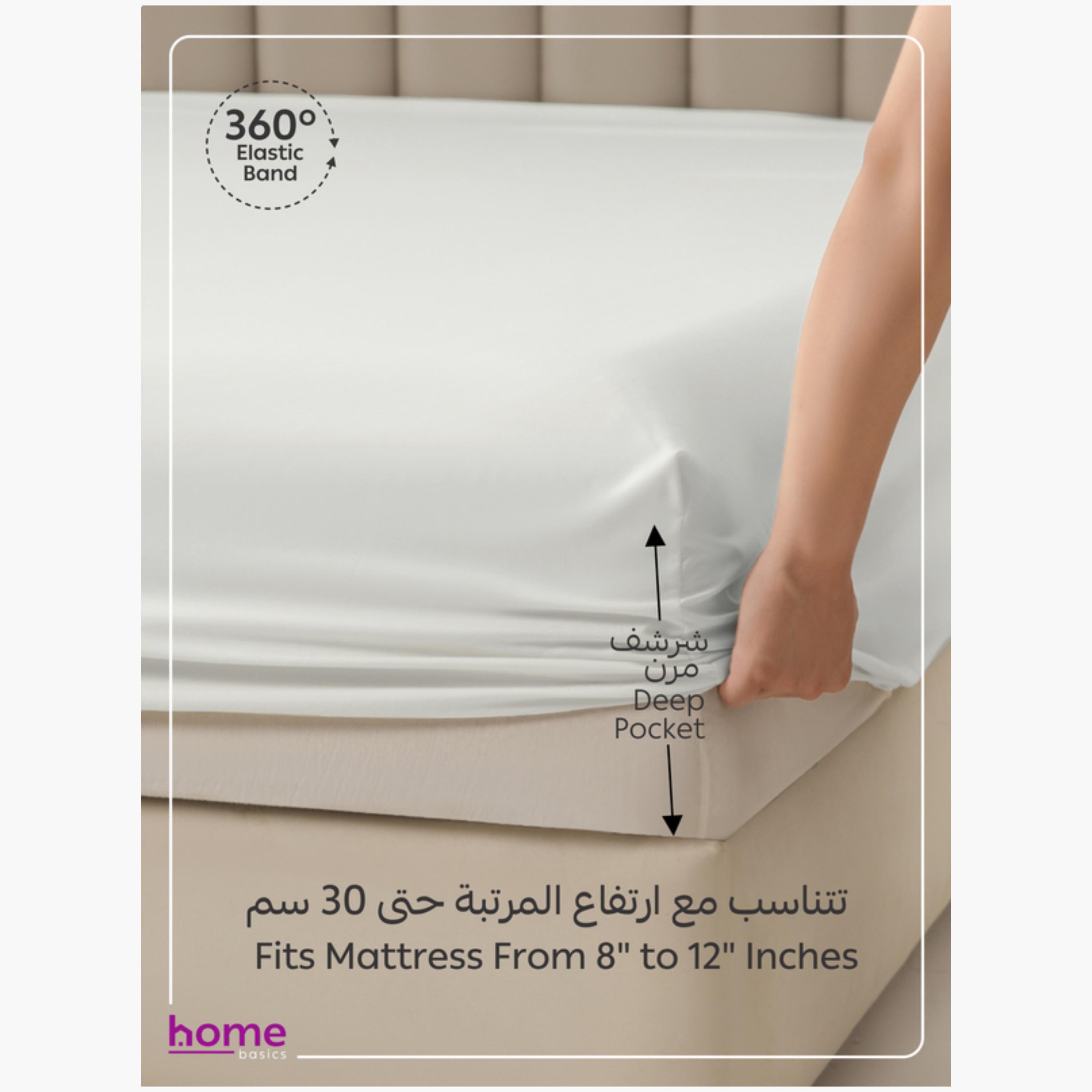 Deep Pocket Fitted Sheet-household-bedding-sheetsandpillowcases-fittedsheets-image-2