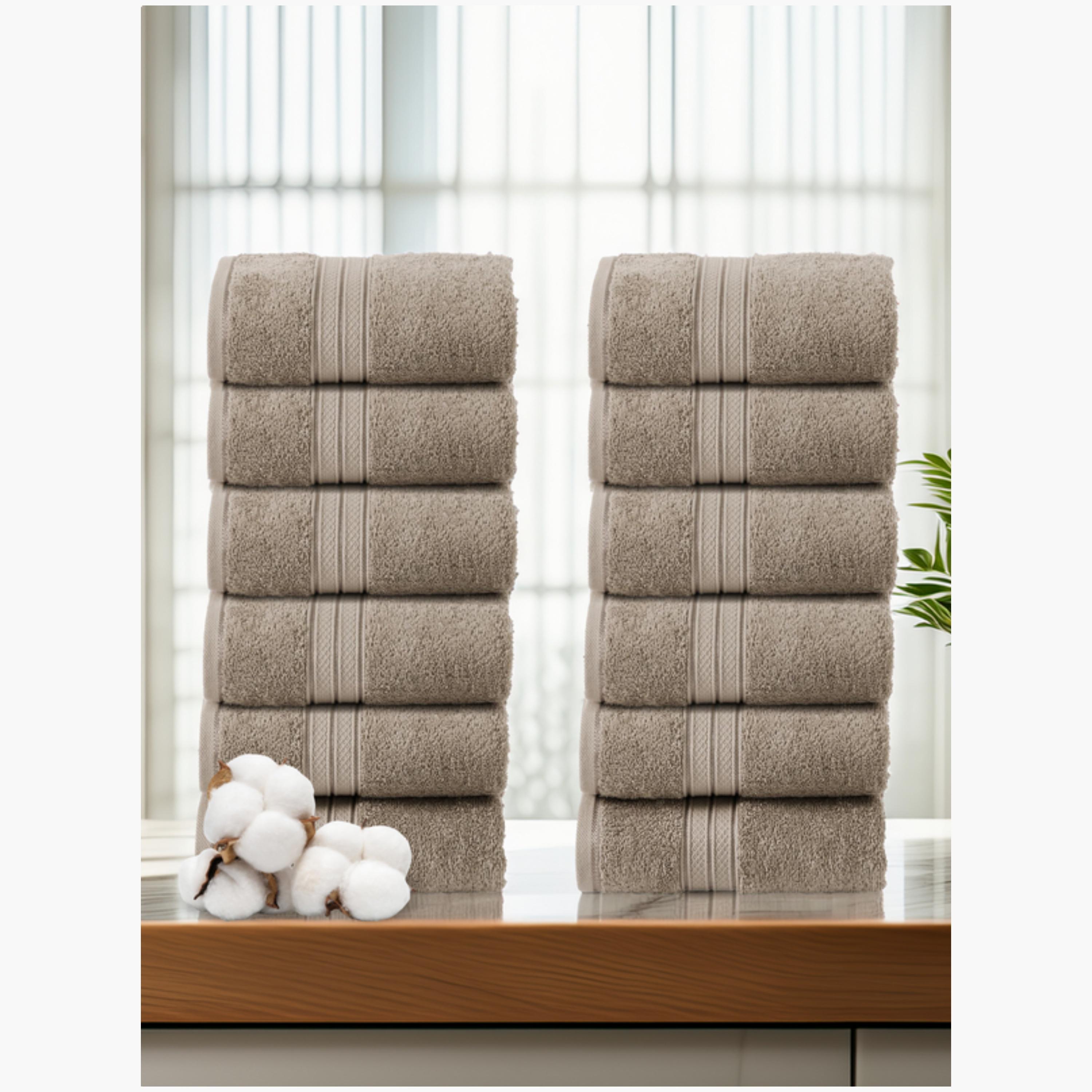 Combed Cotton Face Towel Set-household-bathandlaundry-bathlinen-towels-image-1