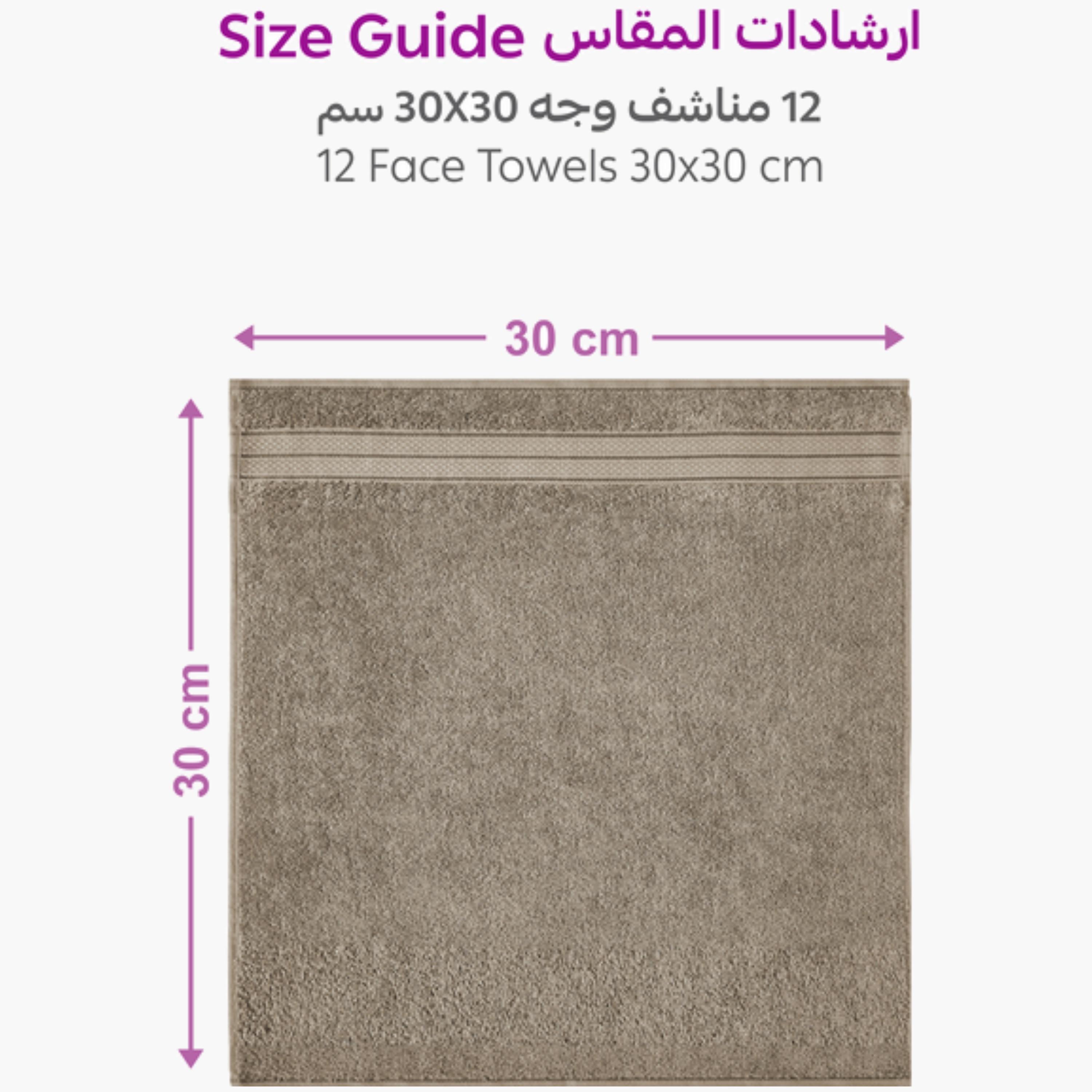Combed Cotton Face Towel Set-household-bathandlaundry-bathlinen-towels-image-3
