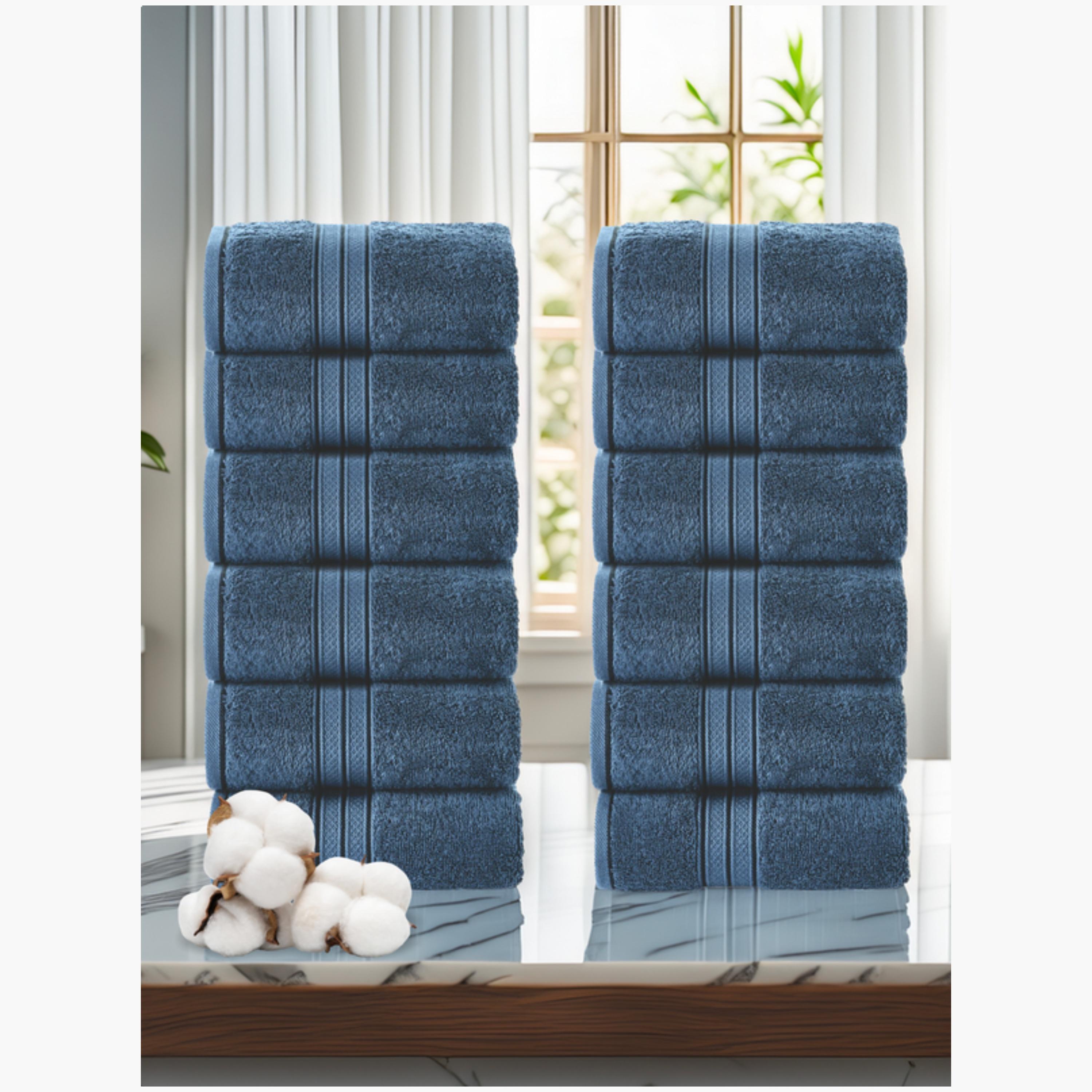 Combed Cotton Washcloth Set, 12-Piece-household-bathandlaundry-bathlinen-towels-image-1