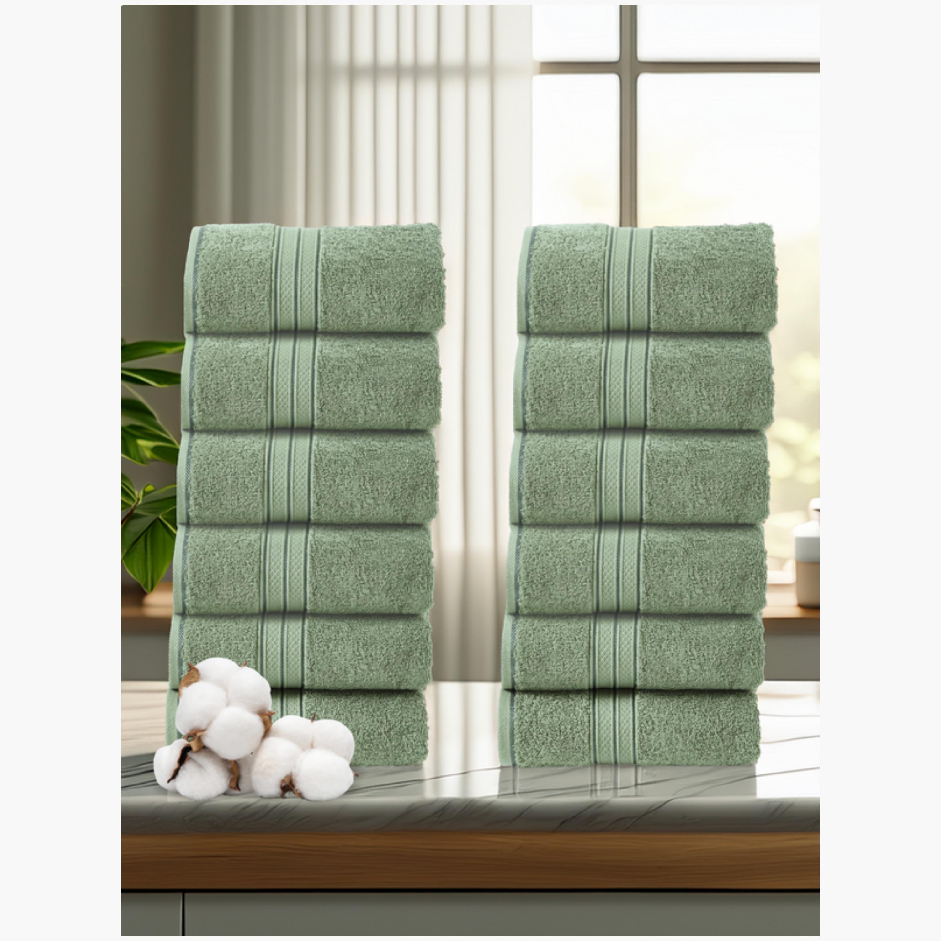 Absorbent Cotton Towel Set-household-bathandlaundry-bathlinen-towels-image-1