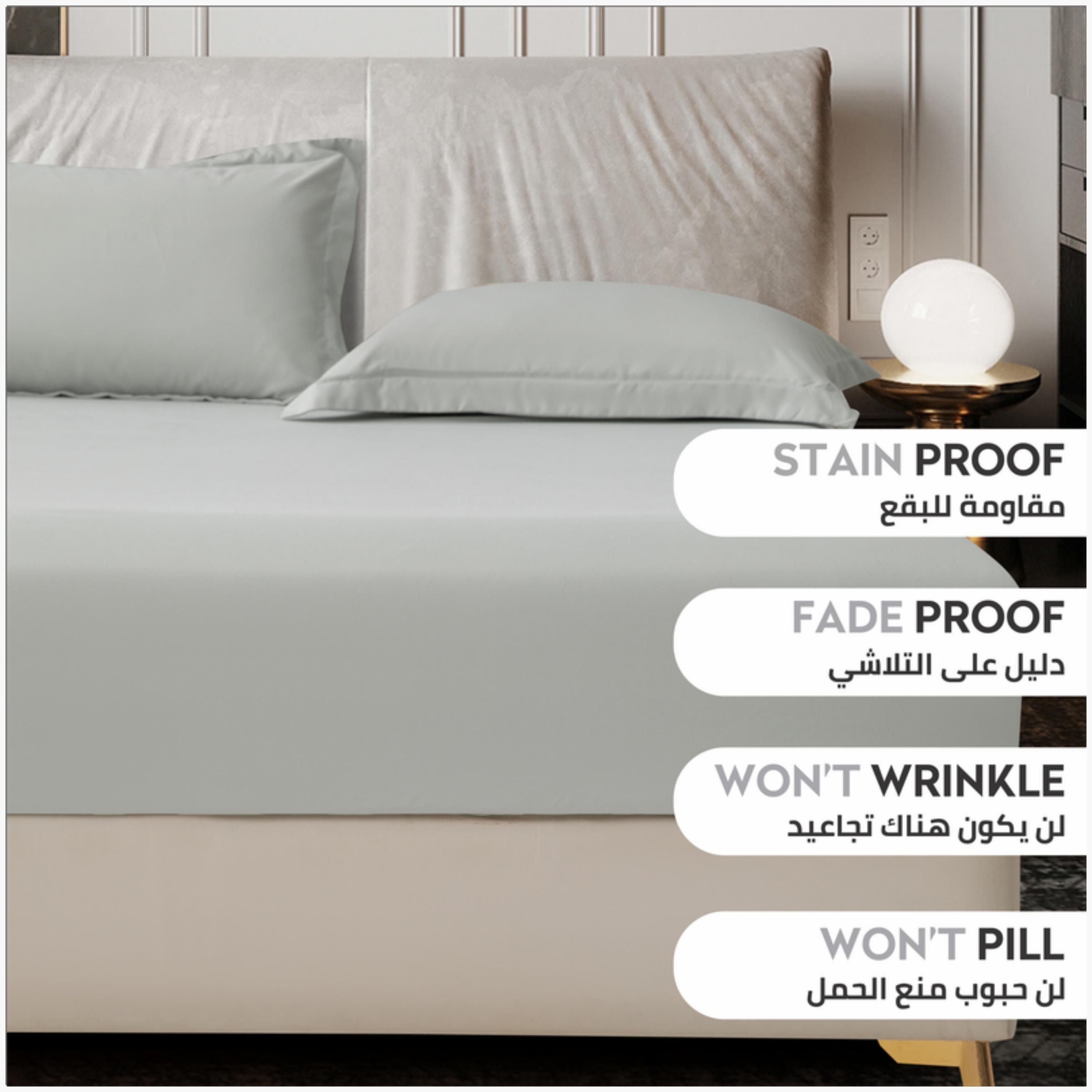 Deep Pocket Microfiber Fitted Sheet-household-bedding-sheetsandpillowcases-fittedsheets-image-3