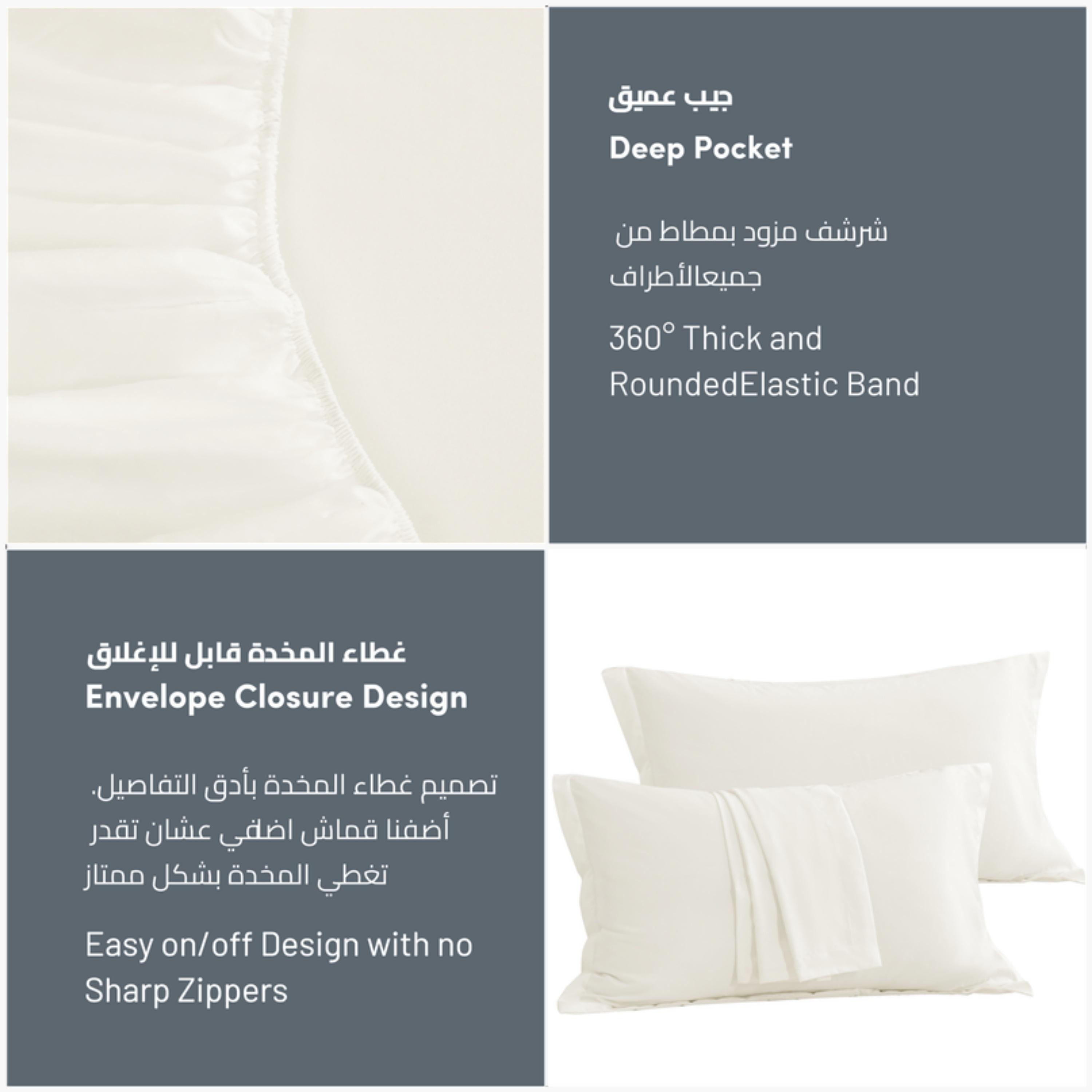 Brushed Microfiber Fitted Sheet-household-bedding-sheetsandpillowcases-fittedsheets-image-3