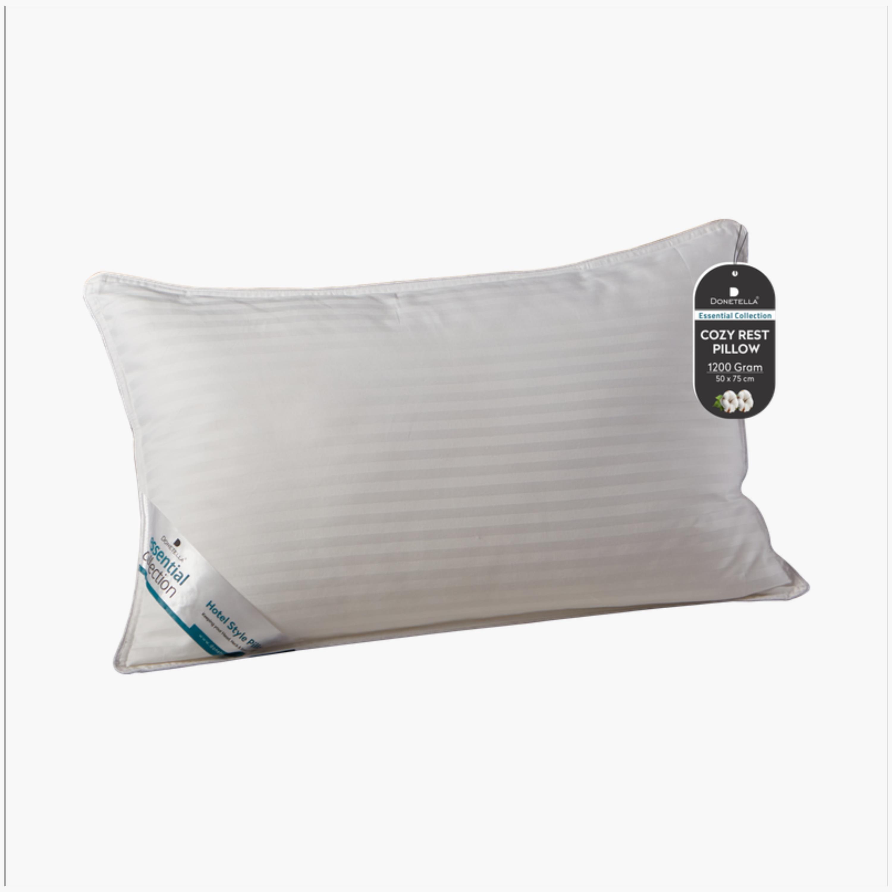 Hotel Stripe Pillow 50x75 cm-household-bedding-pillows-image-1