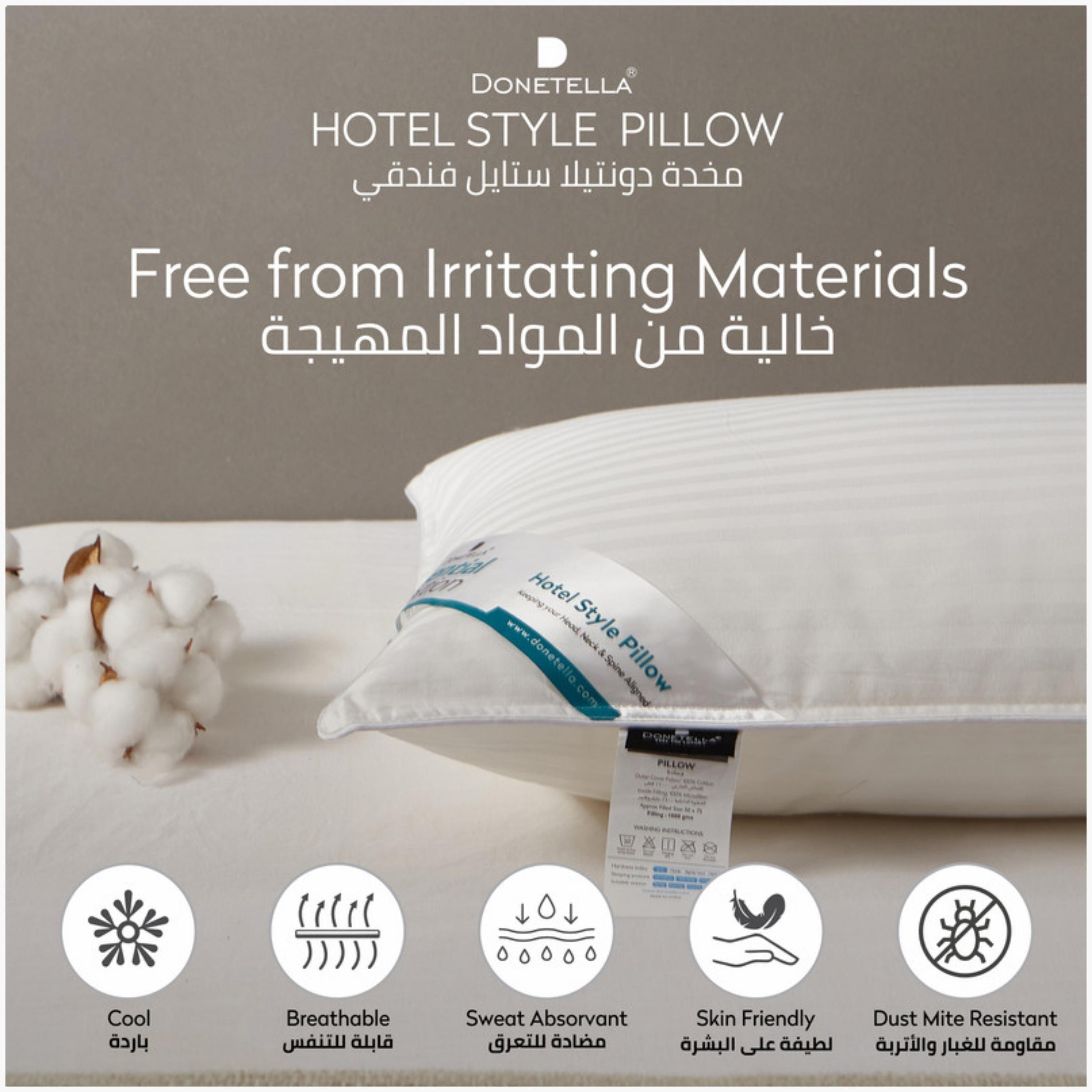 Hotel Stripe Pillow 50x75 cm-household-bedding-pillows-image-2