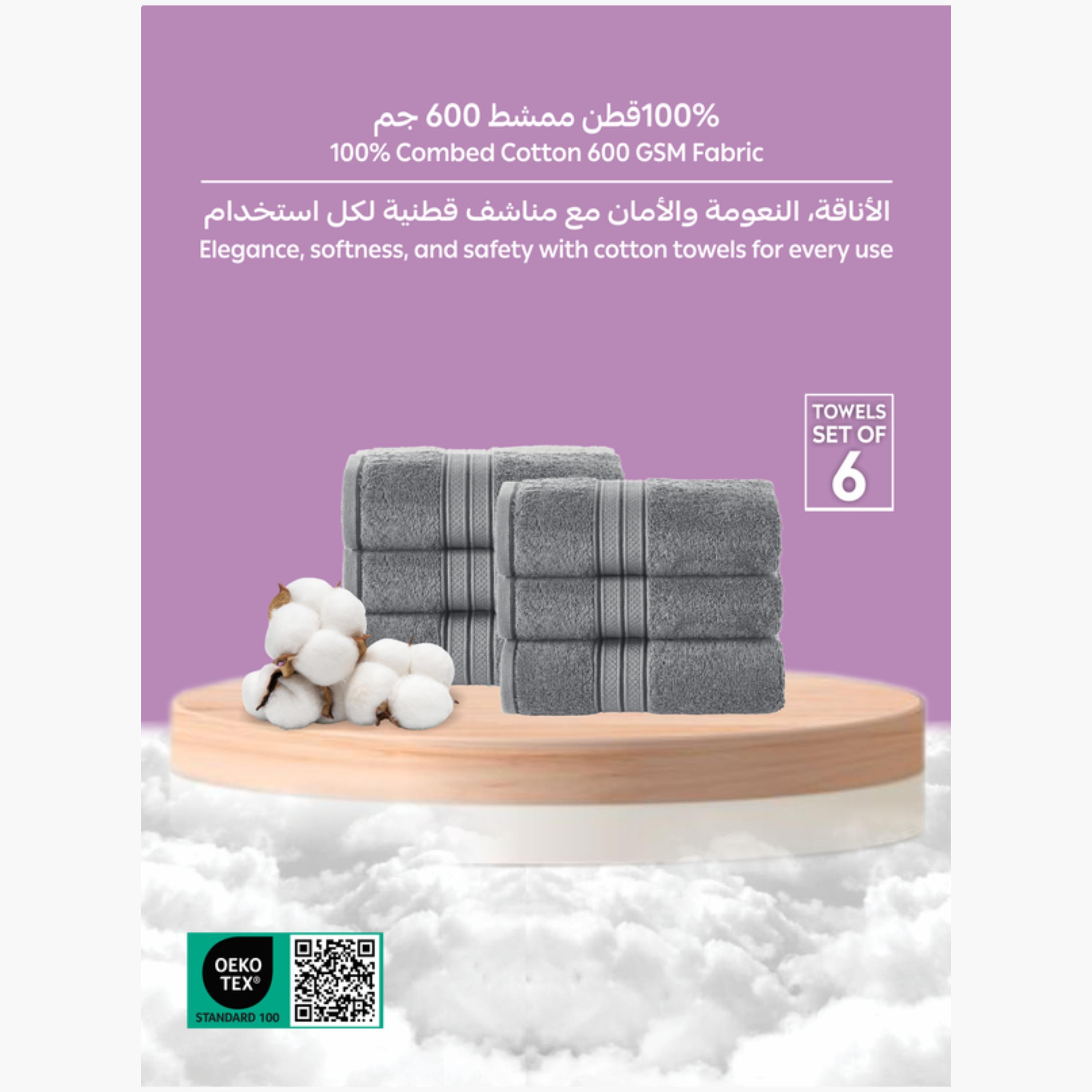 Combed Cotton Hand Towel Set (40x70cm)-household-bathandlaundry-bathlinen-towels-image-3
