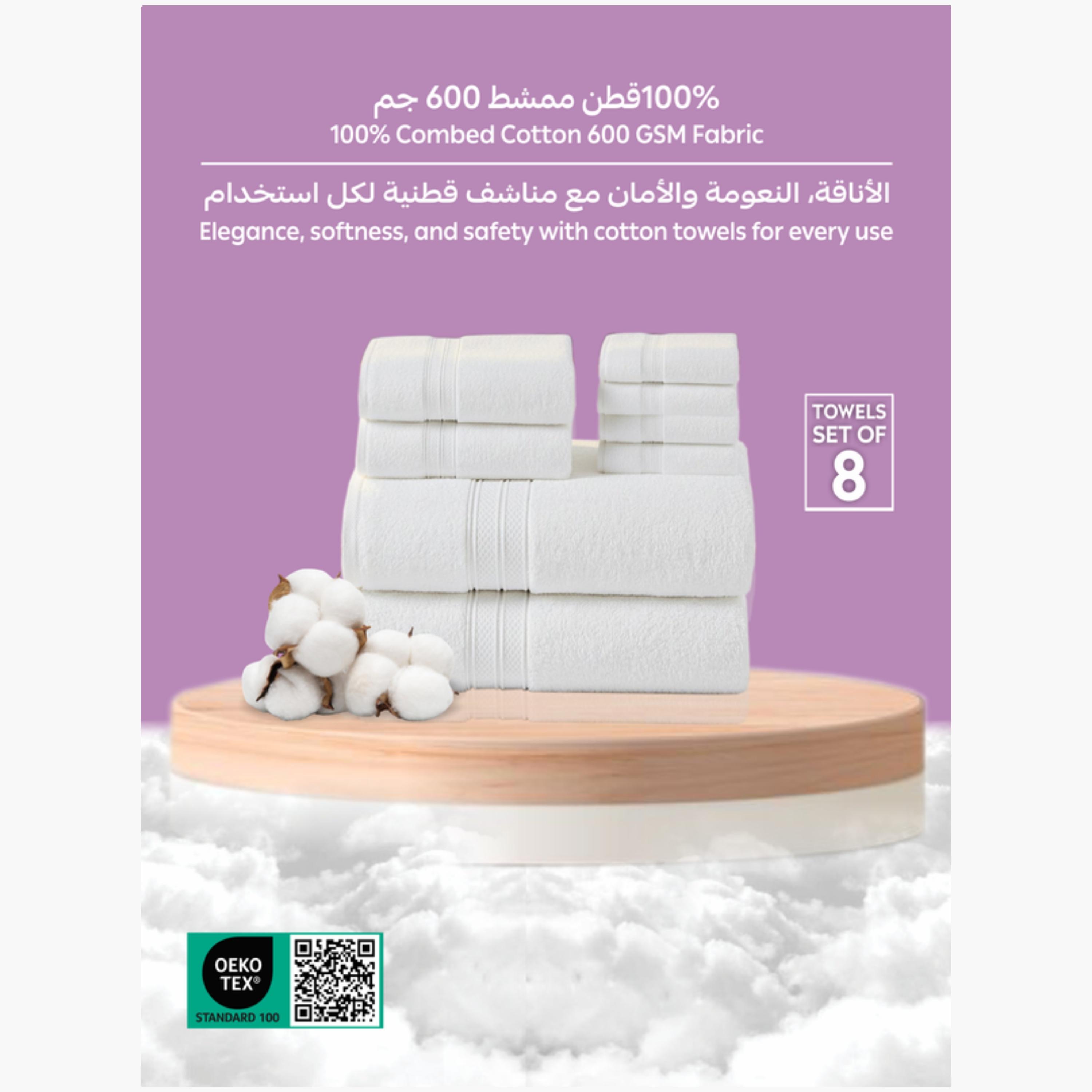 Premium White Cotton Towel Set-household-bathandlaundry-bathlinen-towels-image-6