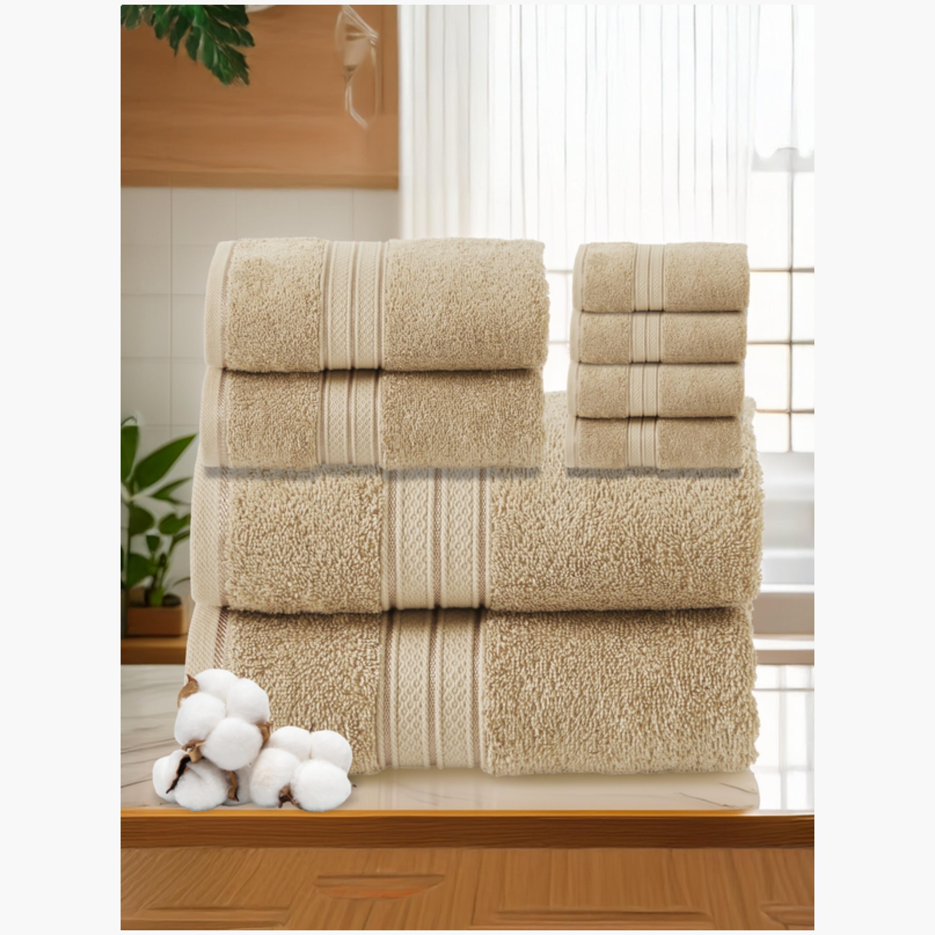 Luxurious Cotton Bath Towel Set-household-bathandlaundry-bathlinen-towels-image-1