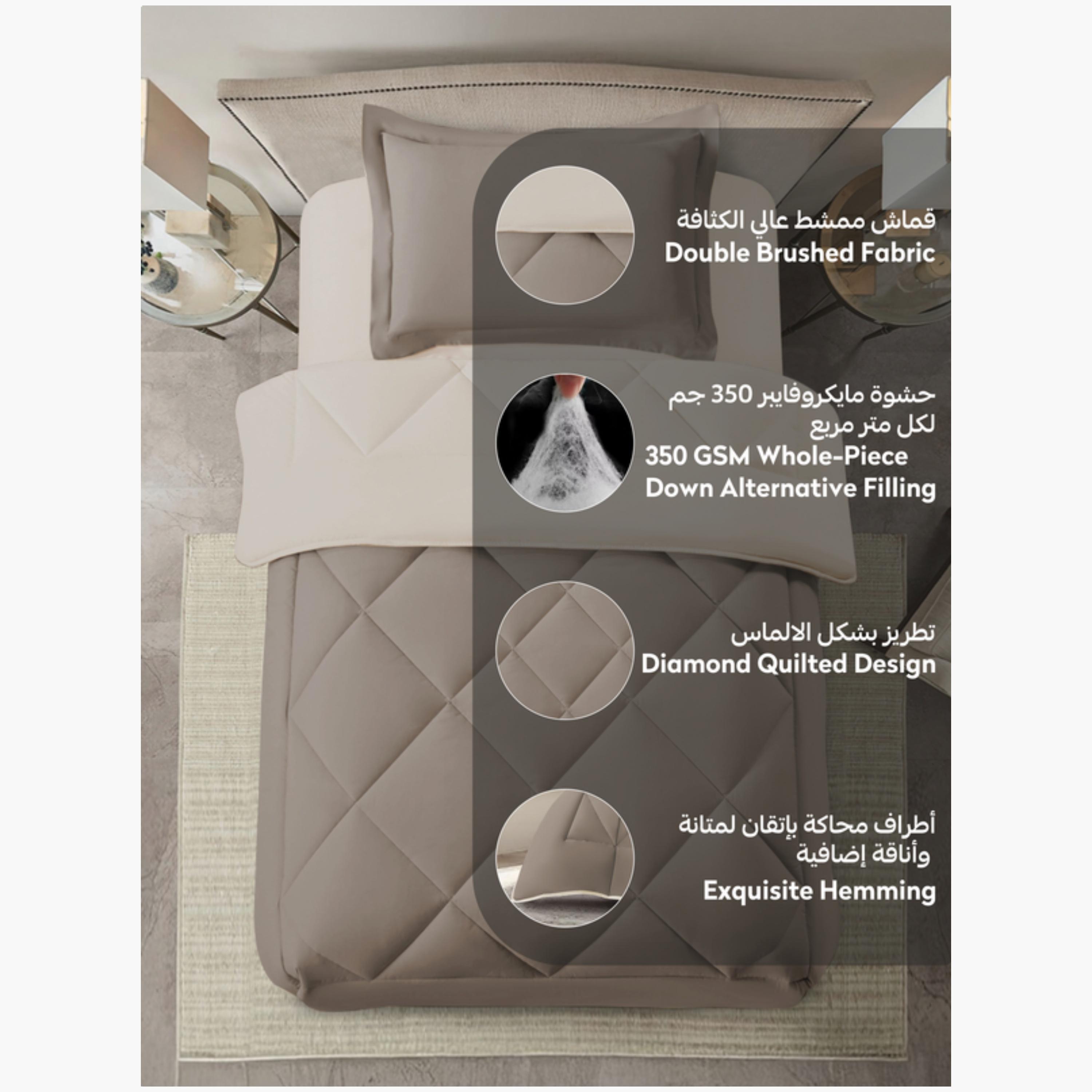 Diamond Quilted Comforter – Single Size-household-bedding-comfortersandbedspreads-comforters-image-2