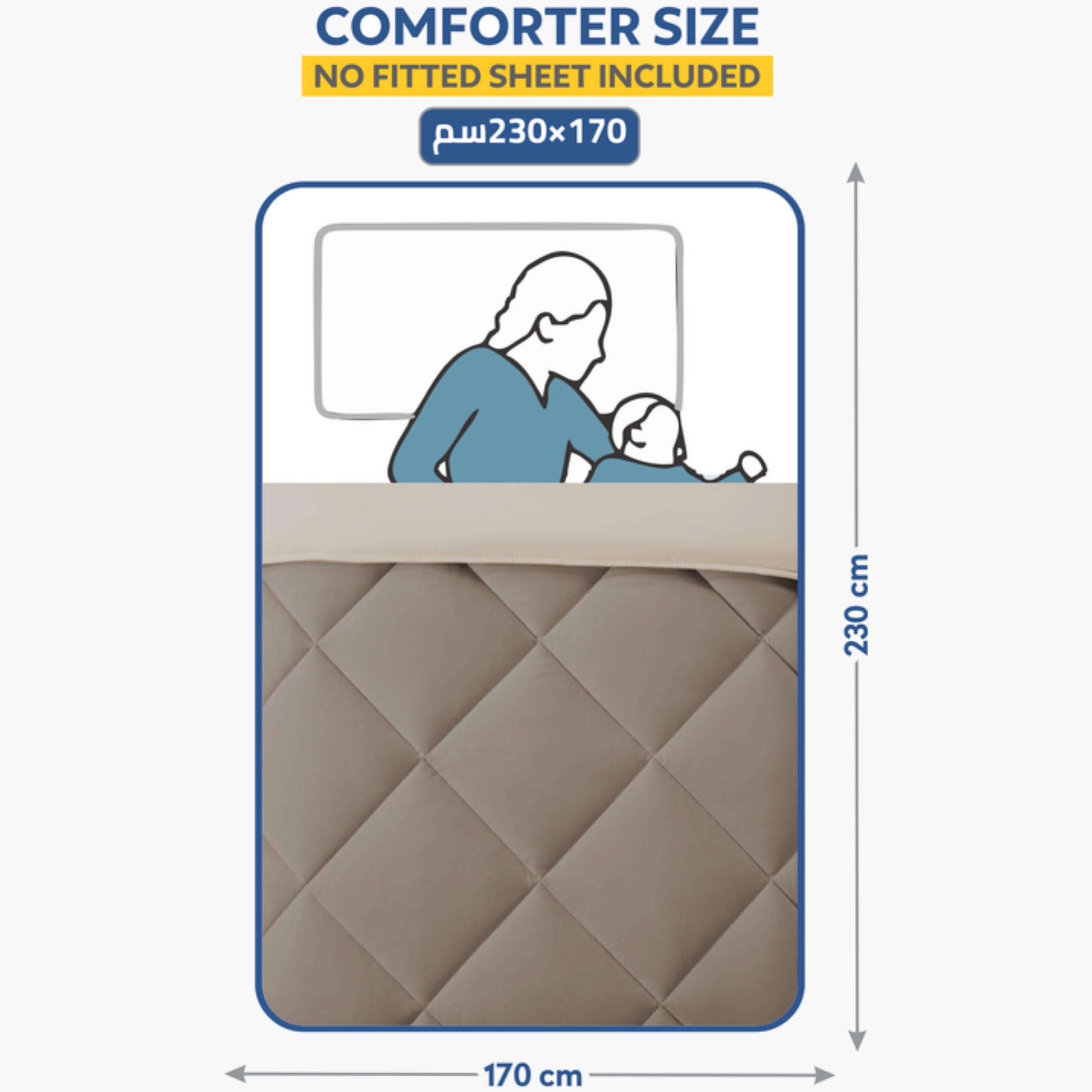 Diamond Quilted Comforter – Single Size-household-bedding-comfortersandbedspreads-comforters-image-5