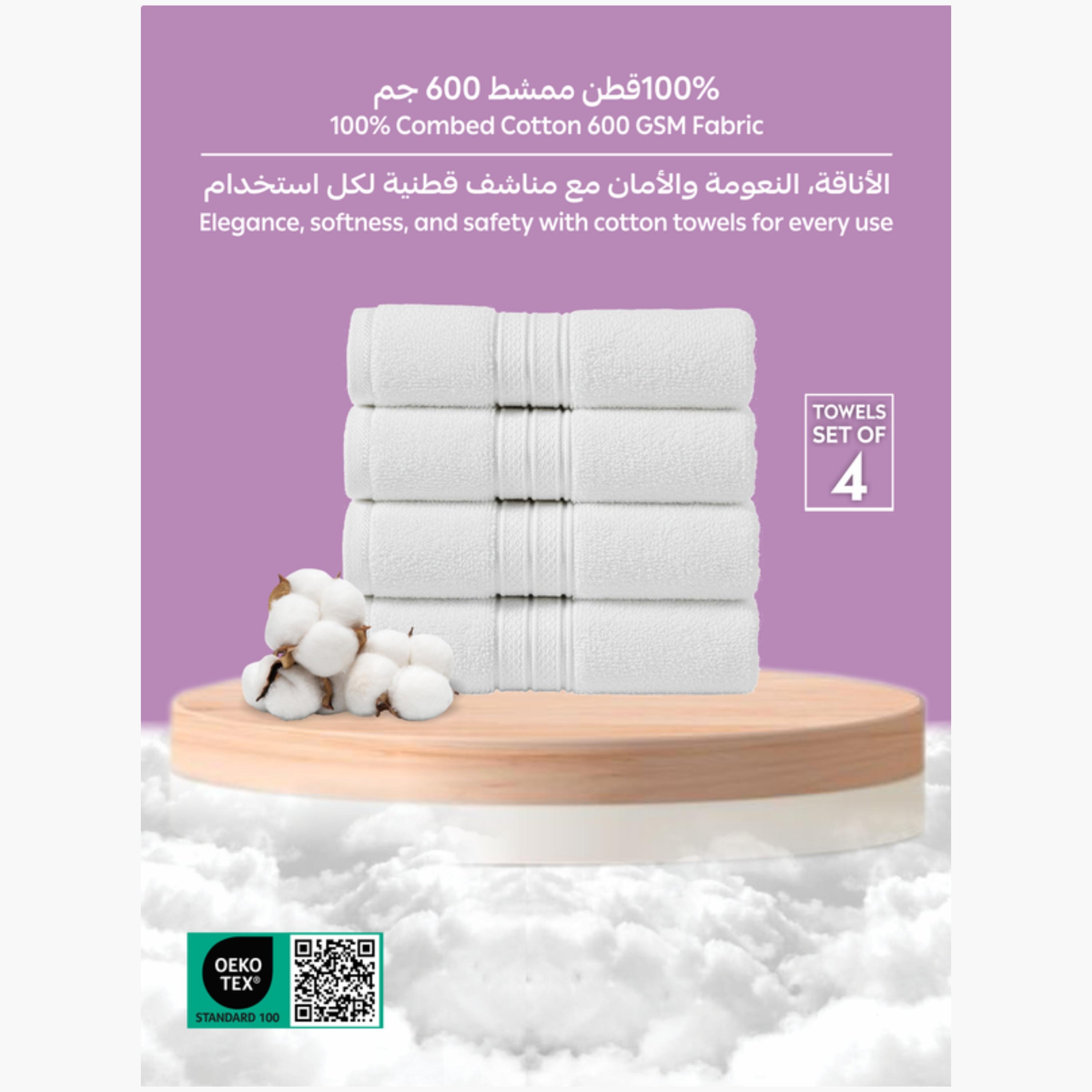 Versatile White Cotton Towel-household-bathandlaundry-bathlinen-towels-image-6