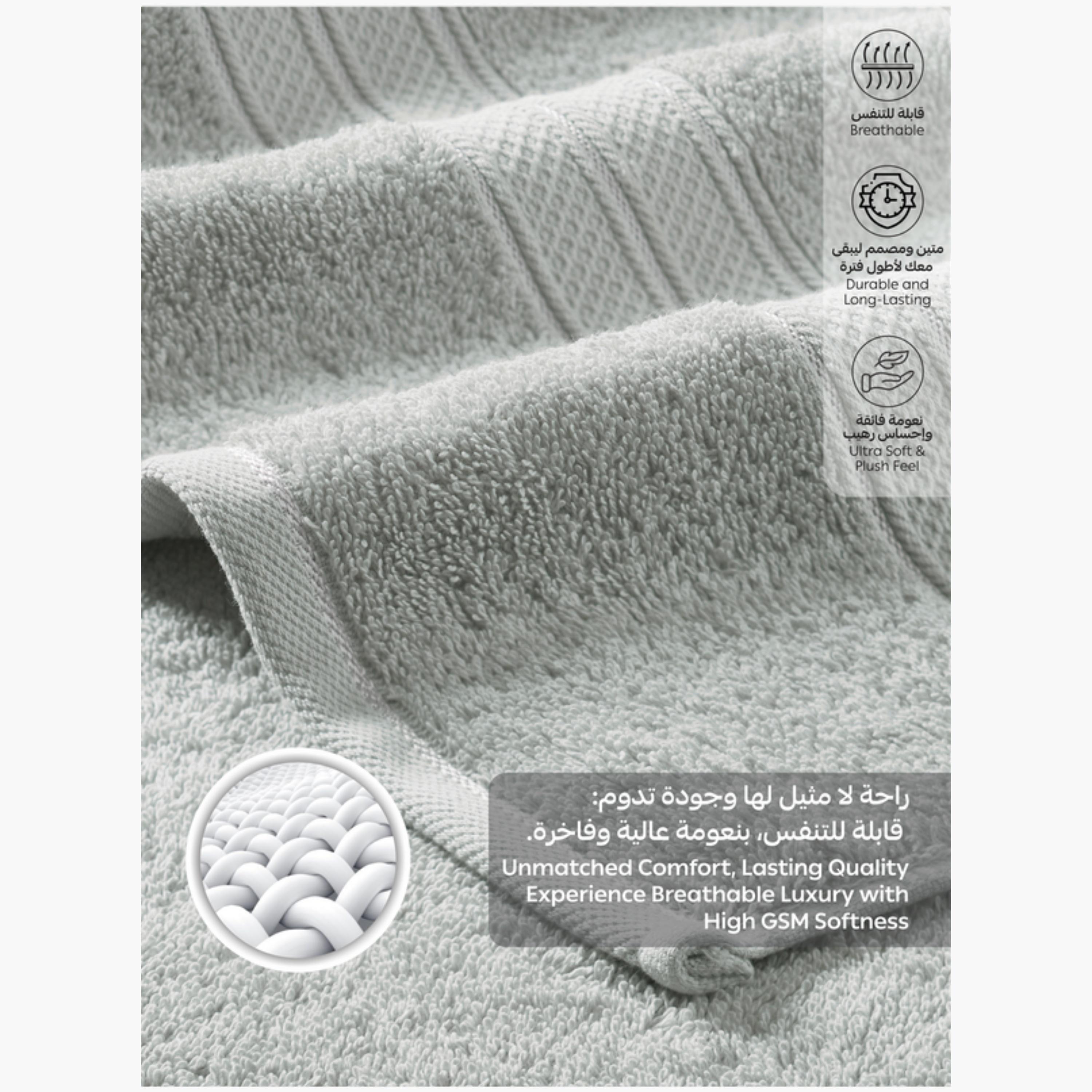 Four-Piece Cotton Towel Set-household-bathandlaundry-bathlinen-towels-image-6
