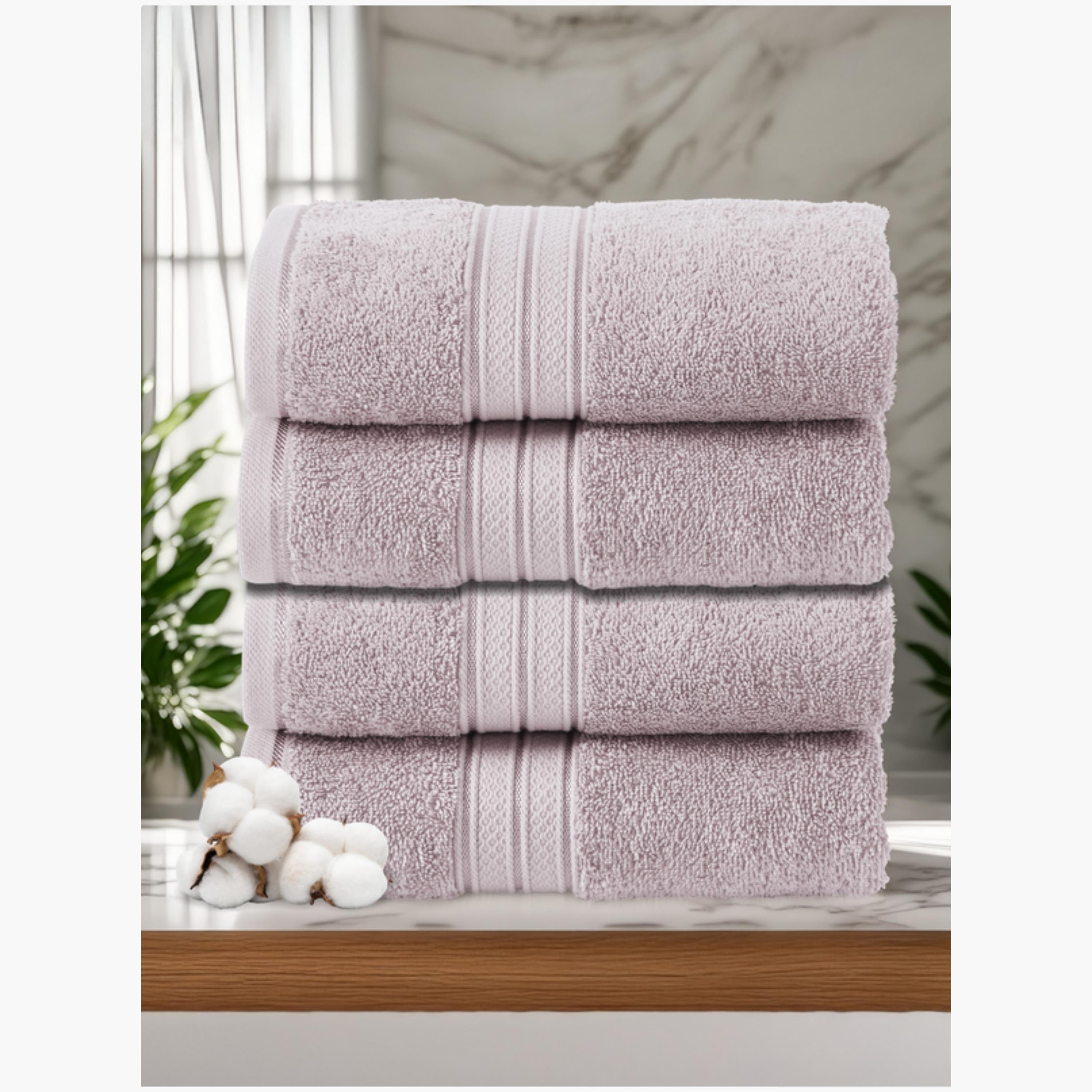 Versatile White Cotton Towel Set-household-bathandlaundry-bathlinen-towels-image-4