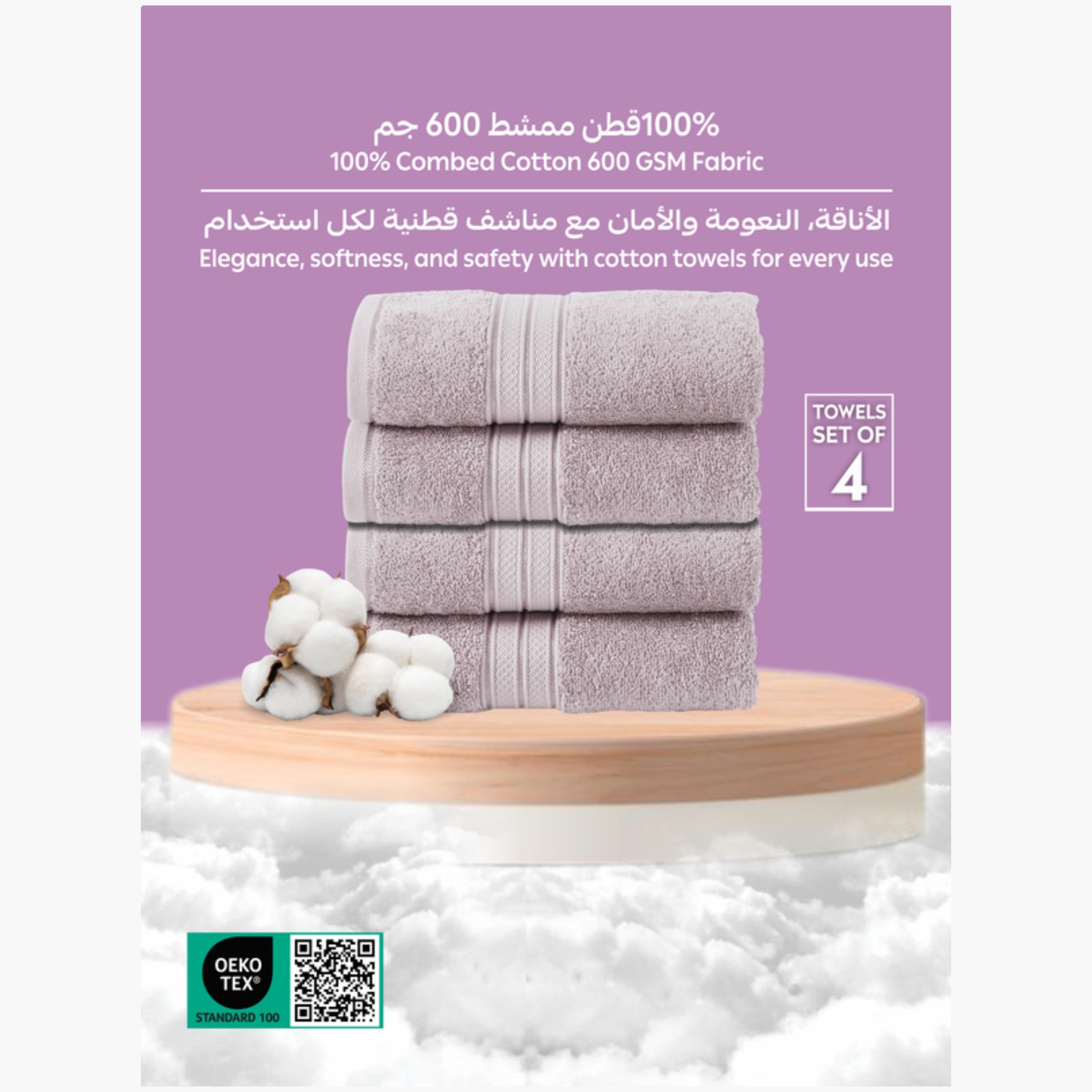 Versatile White Cotton Towel Set-household-bathandlaundry-bathlinen-towels-image-5