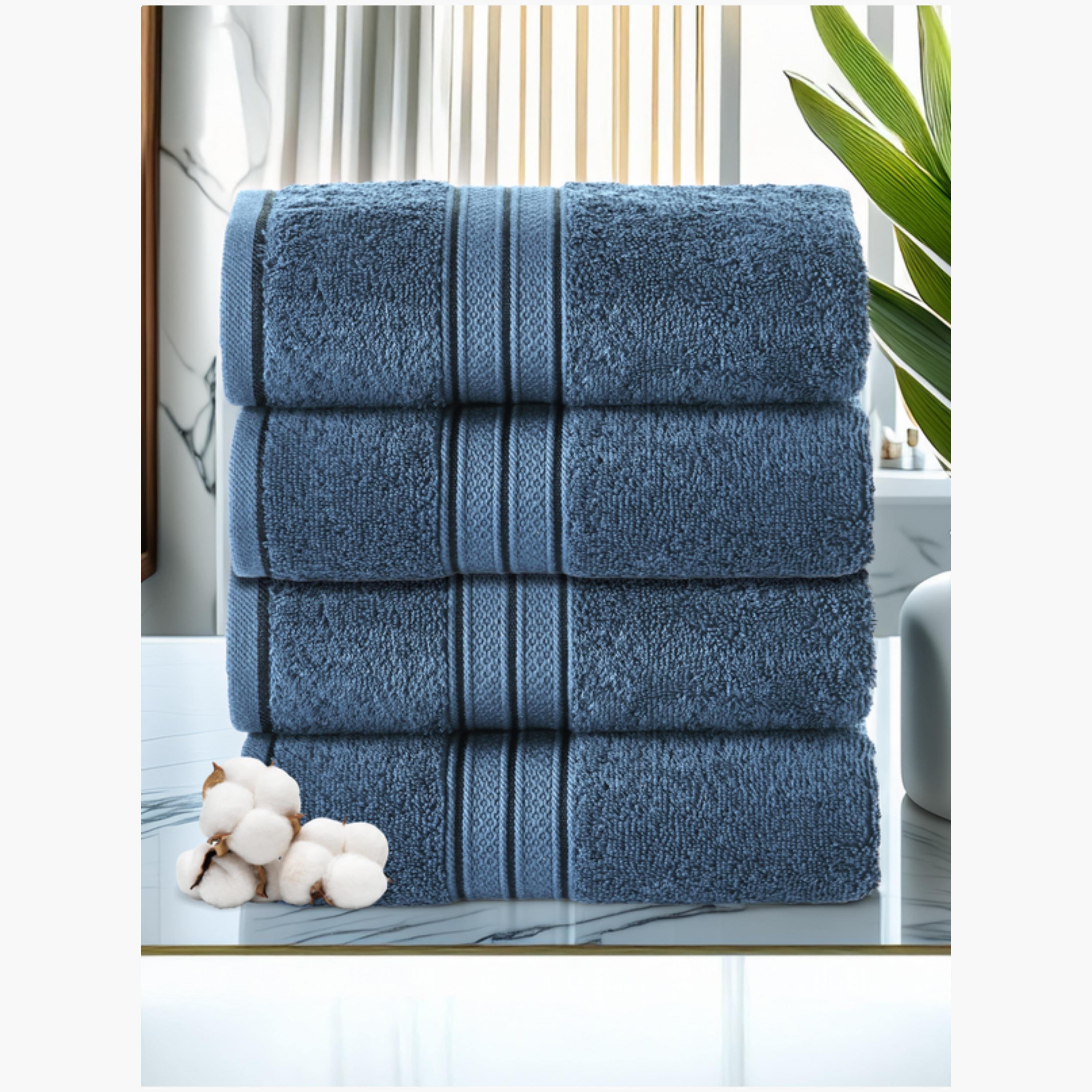 Luxurious Absorbent White Towel Set-household-bathandlaundry-bathlinen-towels-image-1