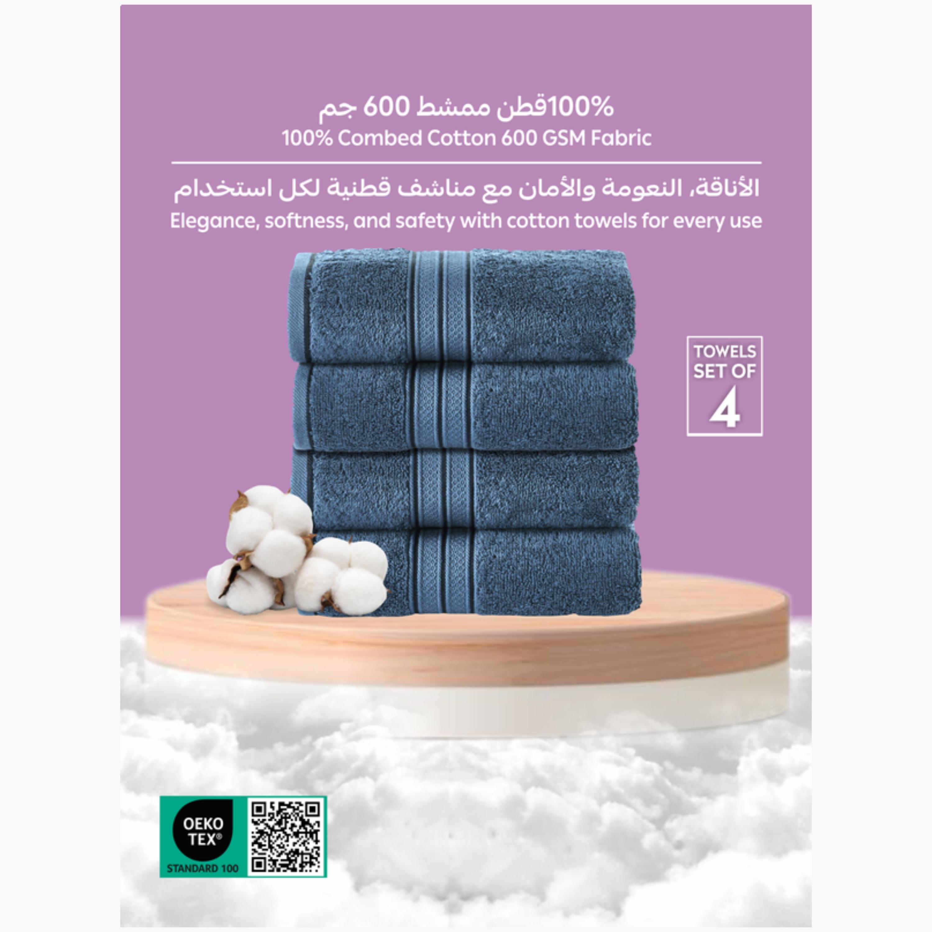 Luxurious Absorbent White Towel Set-household-bathandlaundry-bathlinen-towels-image-4