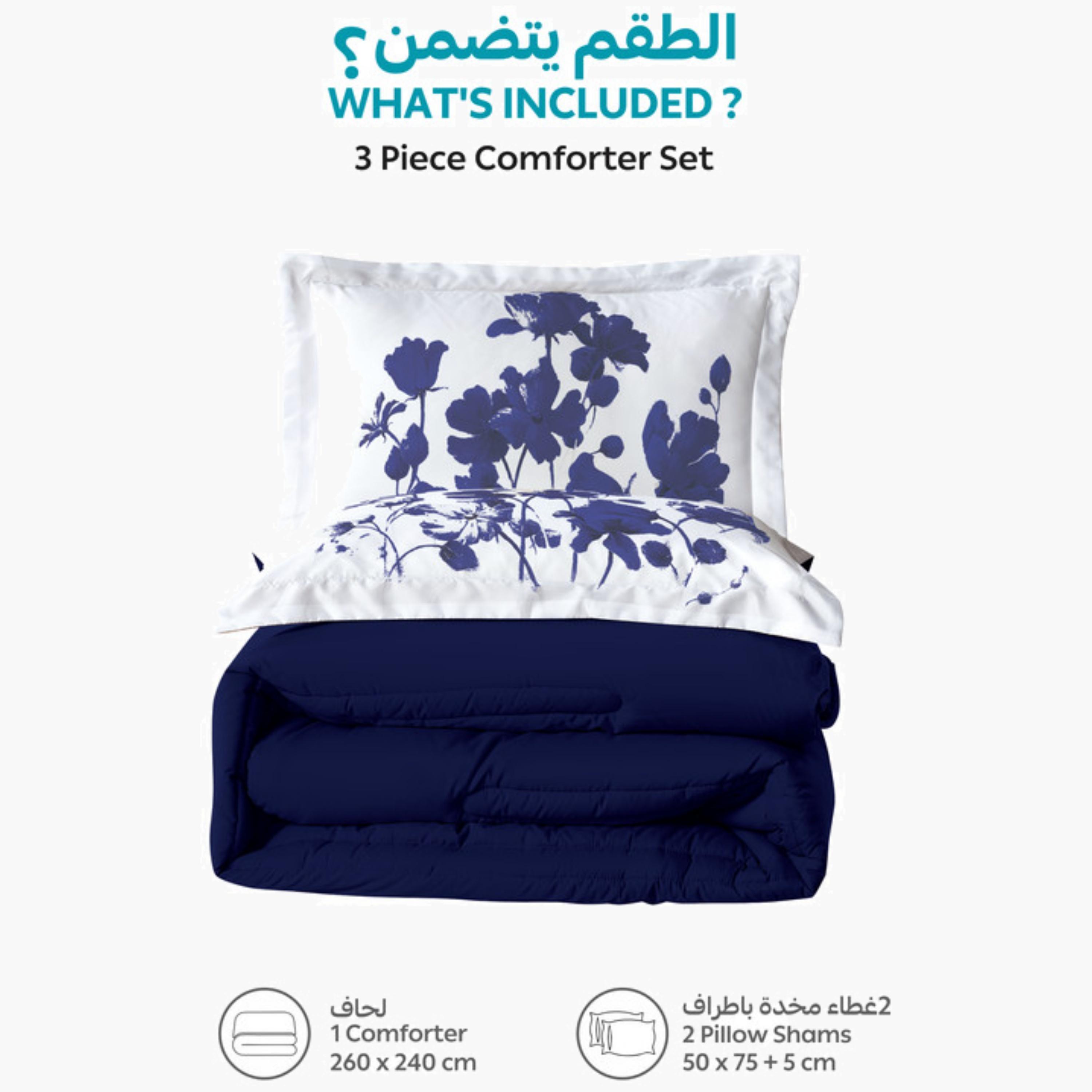 Navy Comforter Set – King Size-household-bedding-comfortersandbedspreads-comforters-image-5
