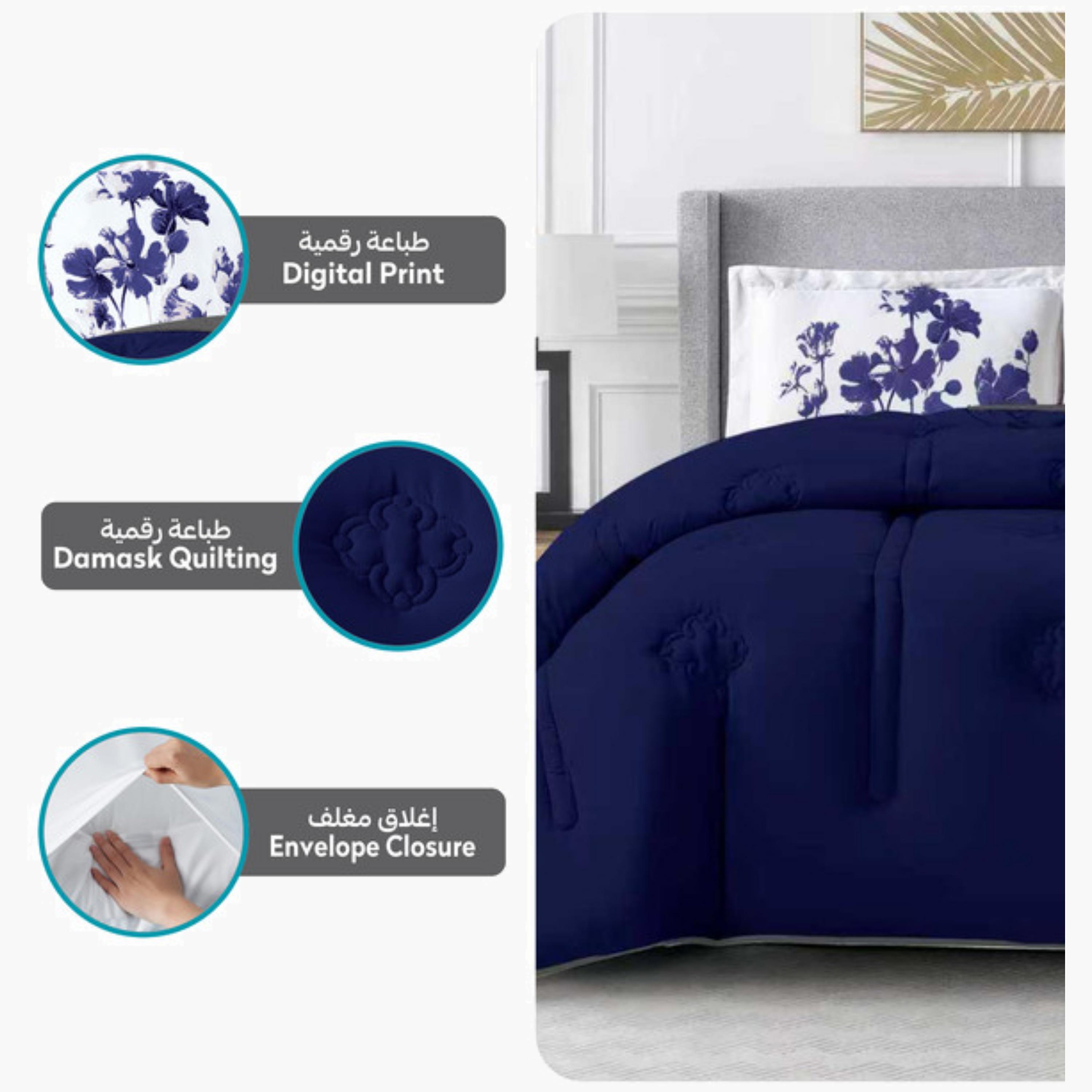 Navy Comforter Set – King Size-household-bedding-comfortersandbedspreads-comforters-image-6
