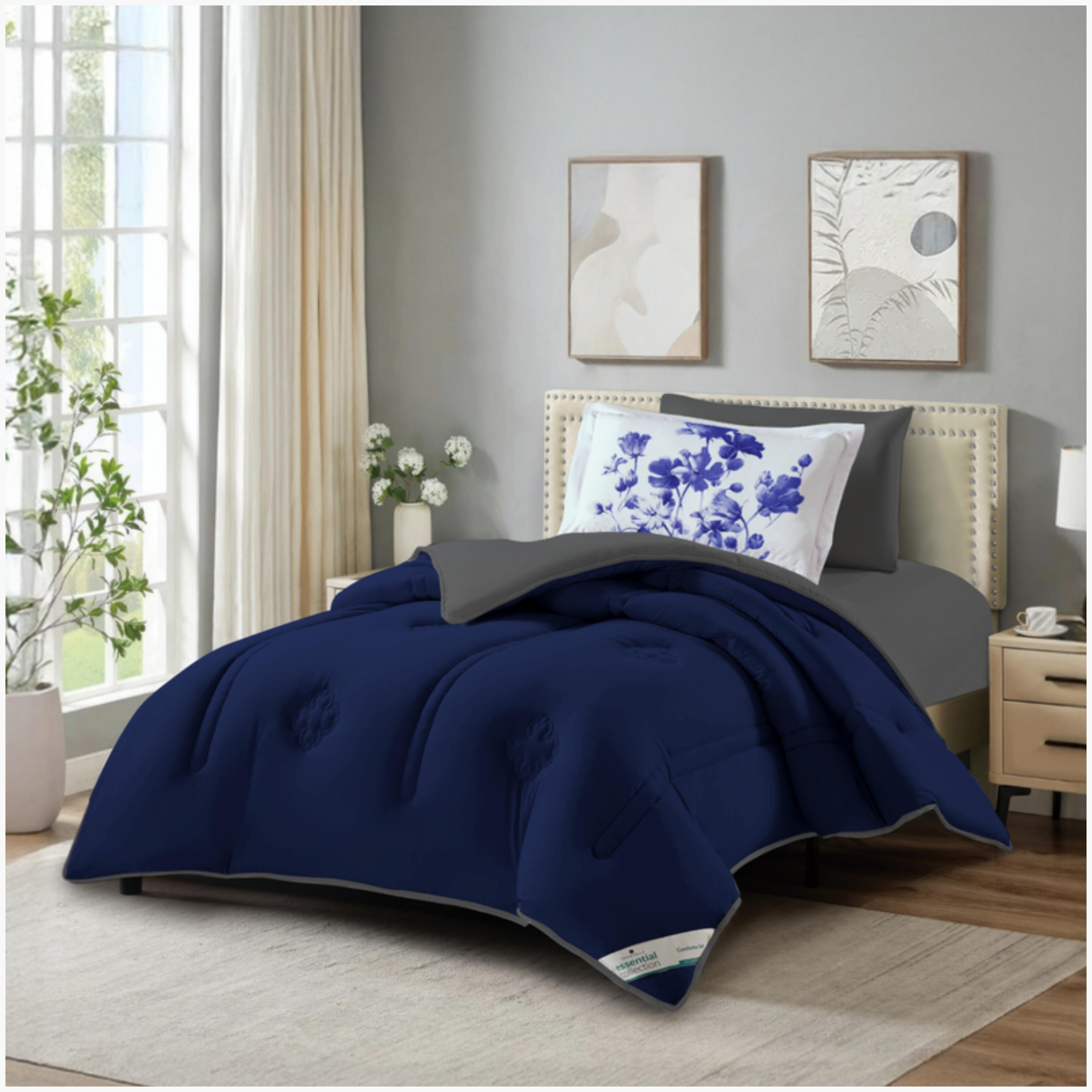 Reversible Comforter Set Single Size-household-bedding-comfortersandbedspreads-comforters-image-1