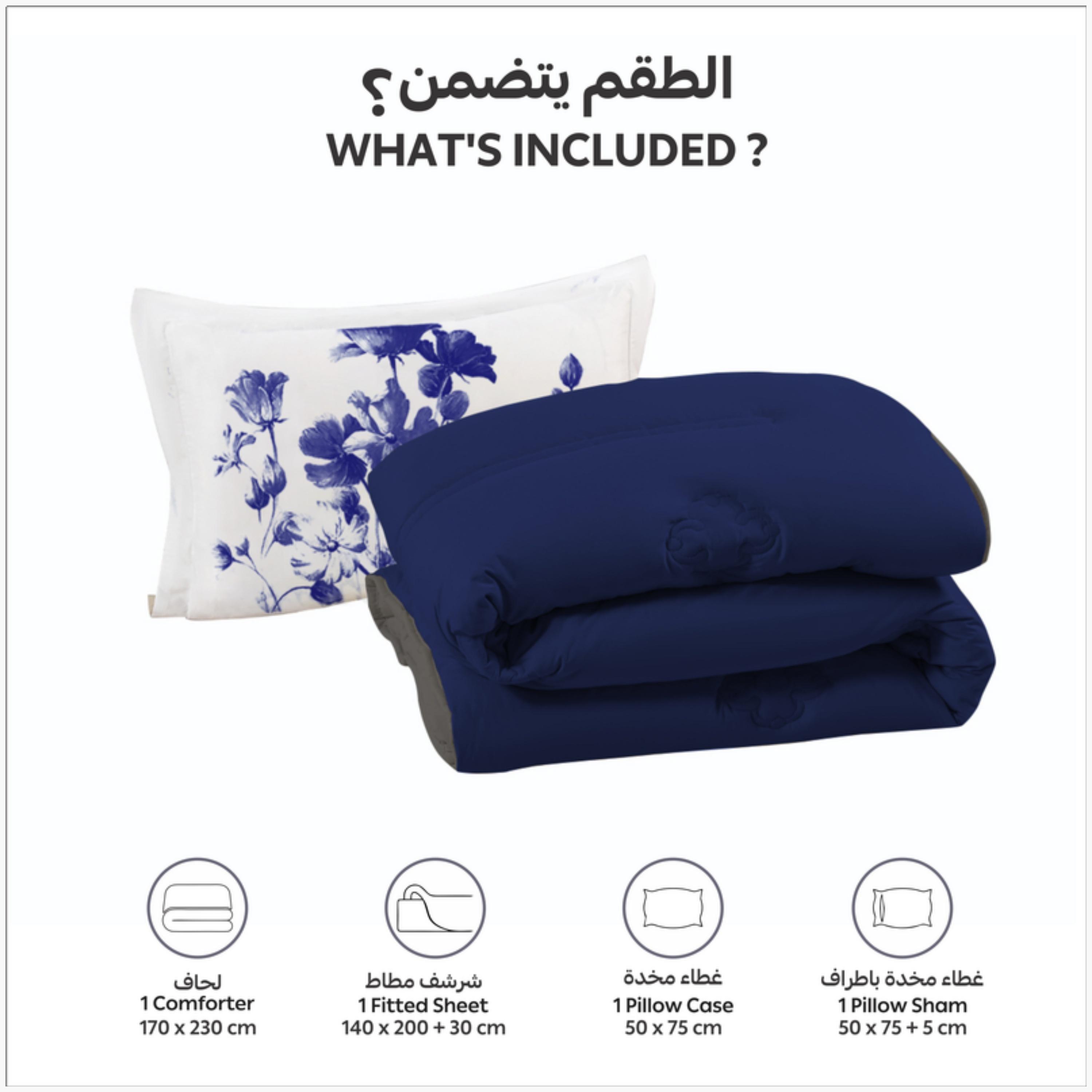 Reversible Comforter Set Single Size-household-bedding-comfortersandbedspreads-comforters-image-2