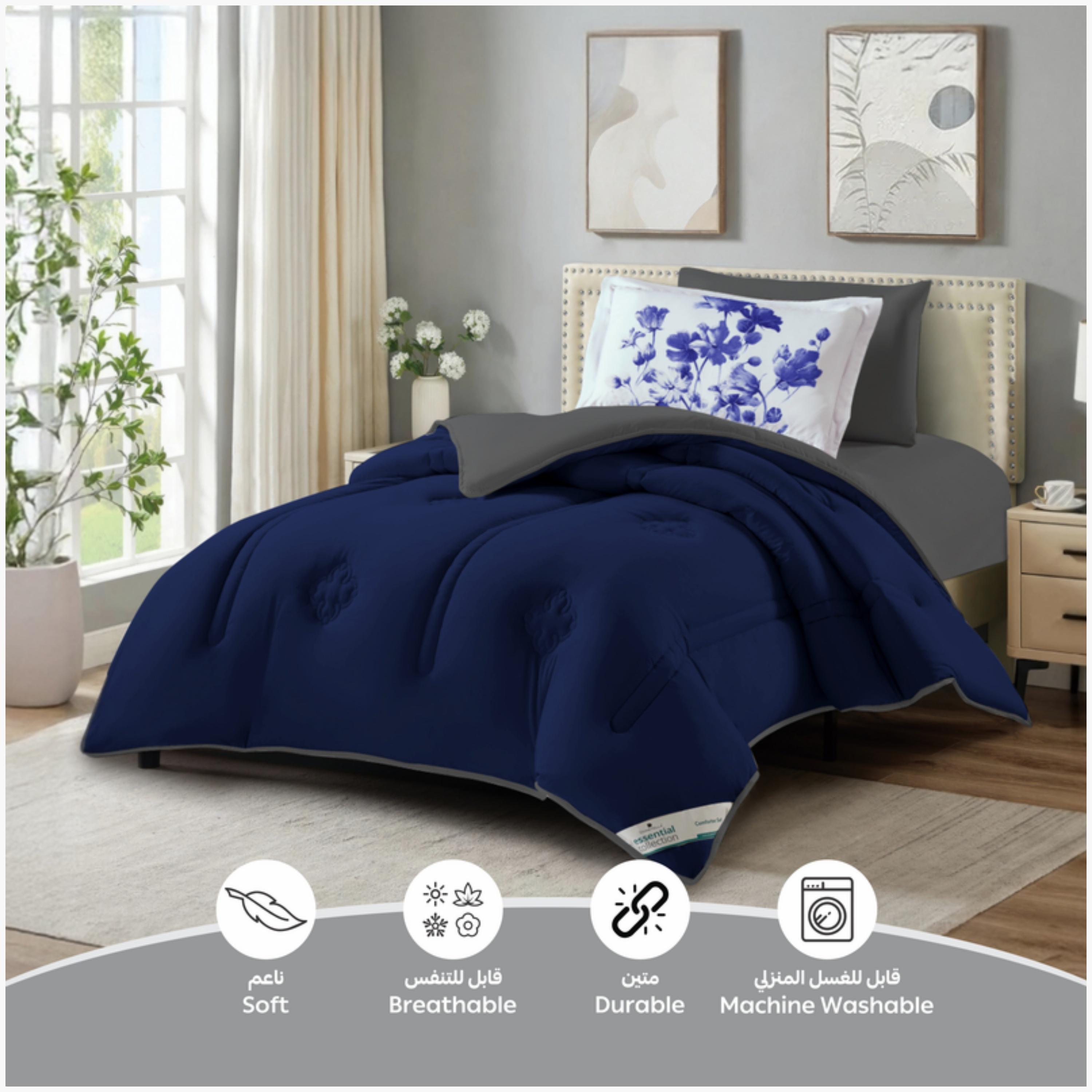 Reversible Comforter Set Single Size-household-bedding-comfortersandbedspreads-comforters-image-5
