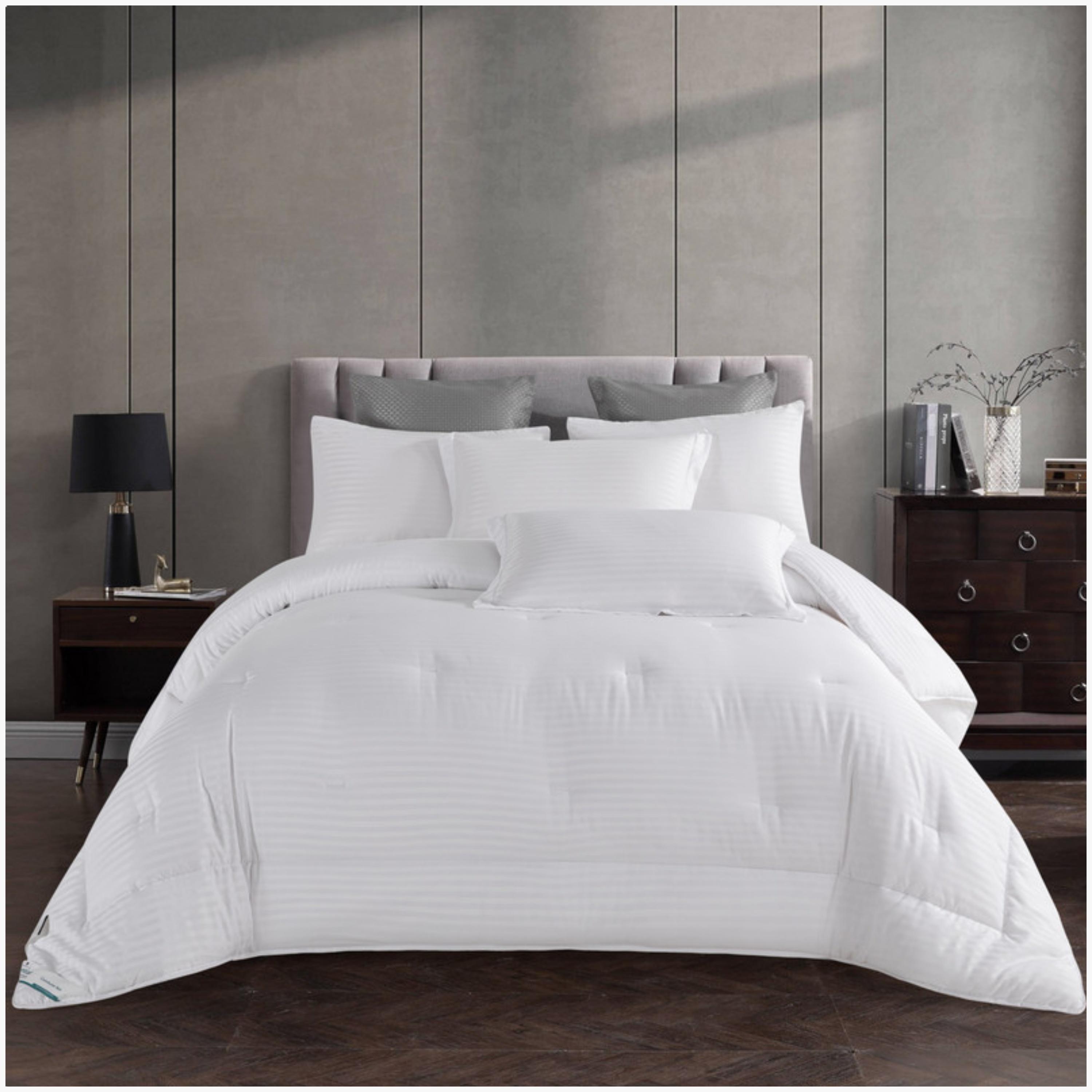 Striped Microfiber Comforter Set-household-bedding-comfortersandbedspreads-comforters-image-1