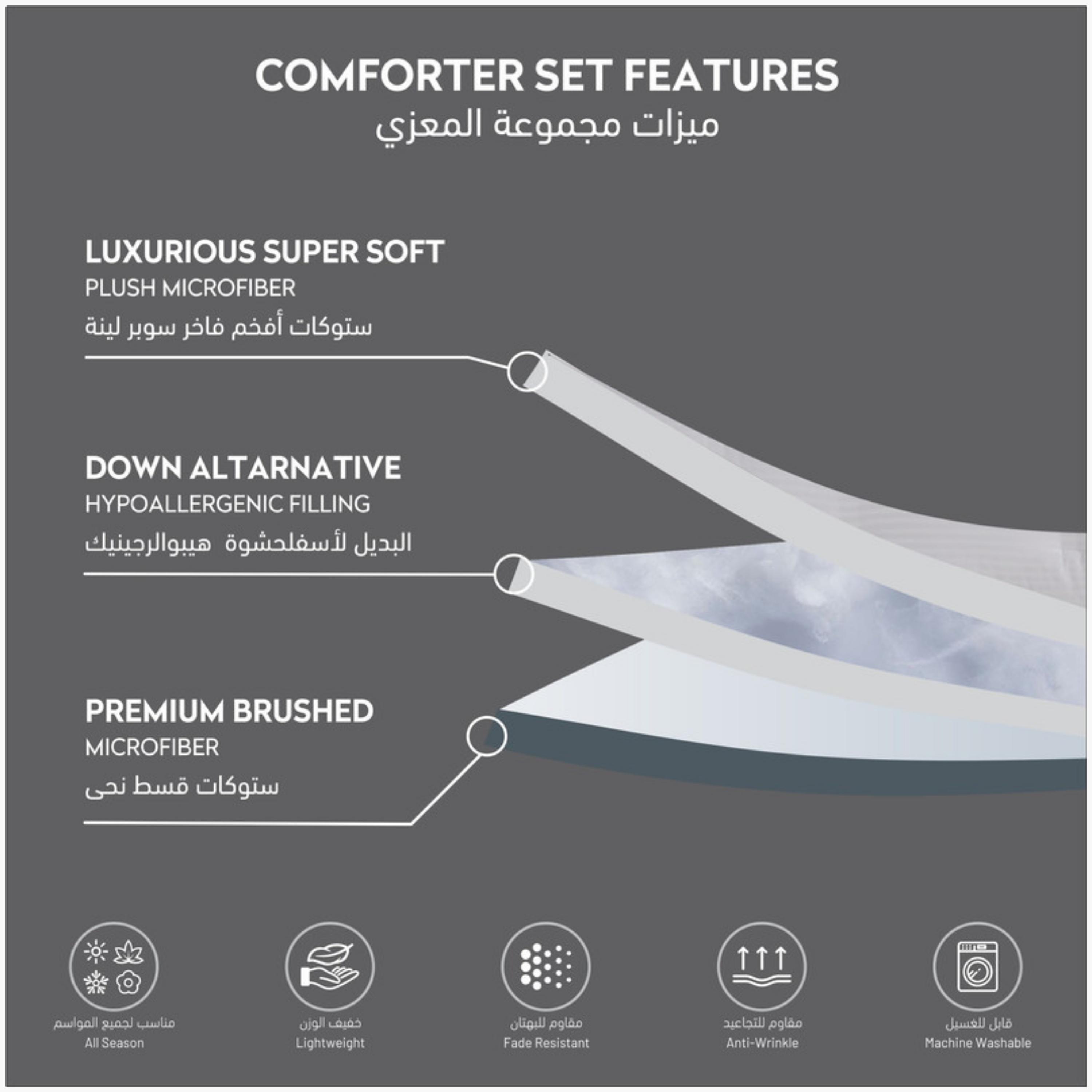 Striped King Comforter Set Six Pieces-household-bedding-comfortersandbedspreads-comforters-image-4