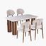 طقم سفرة لـ4 مقاعد بسطح رخامي - السعادة هوم-InfluencerCodes_Ramadan26_All_20012026-image-2