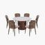 طقم سفرة لـ6 مقاعد بسطح رخامي - السعادة هوم-InfluencerCodes_Ramadan26_All_20012026-image-2