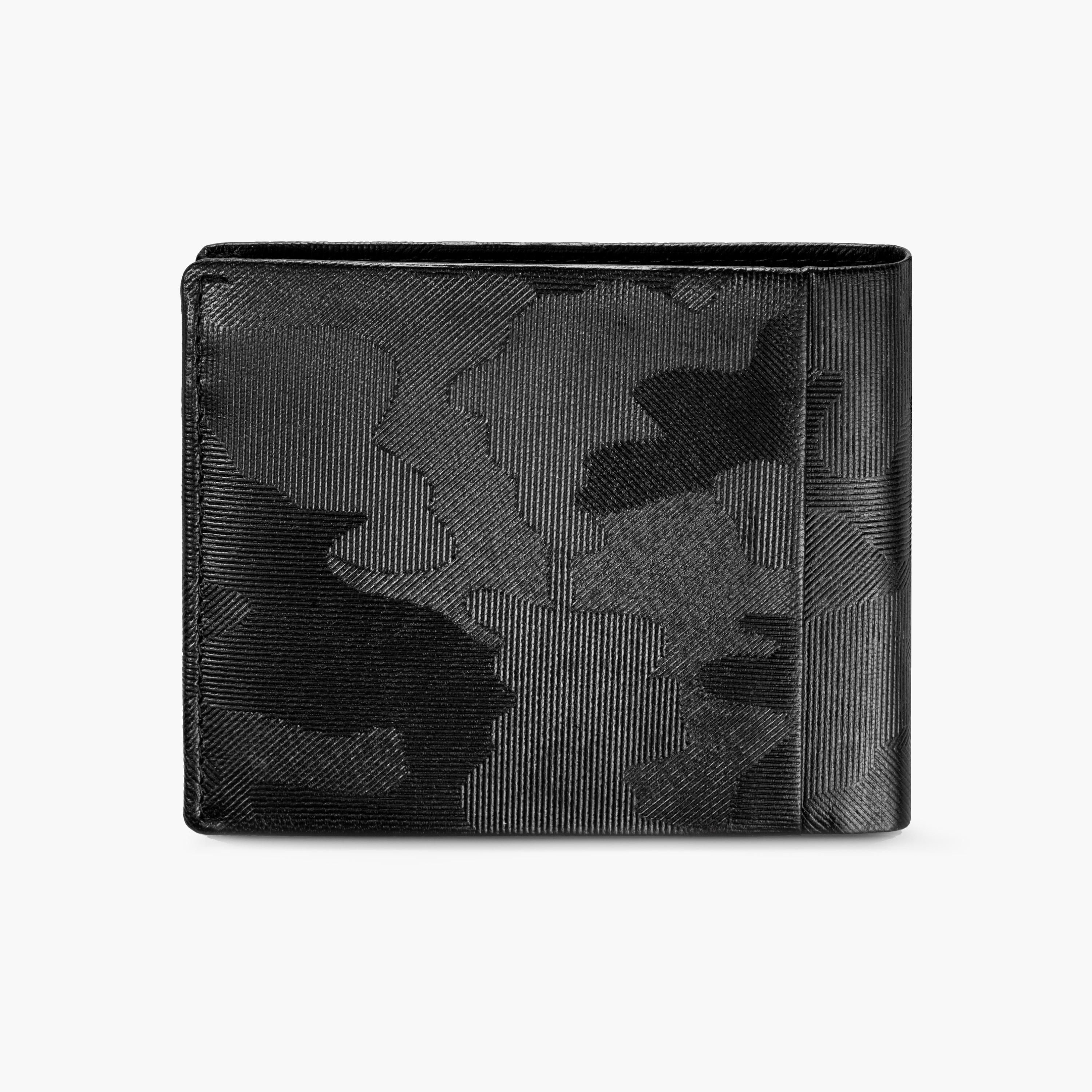 الشرطة محفظة ثنائية الطي بنقشة مموهة-men-bags-image-1