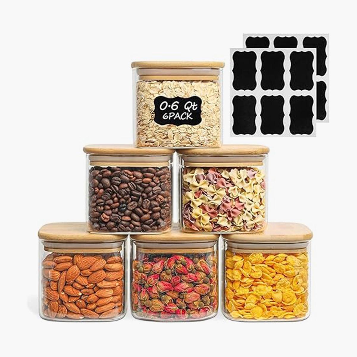 Quesera 6-Piece Jar Set - 550 ml
