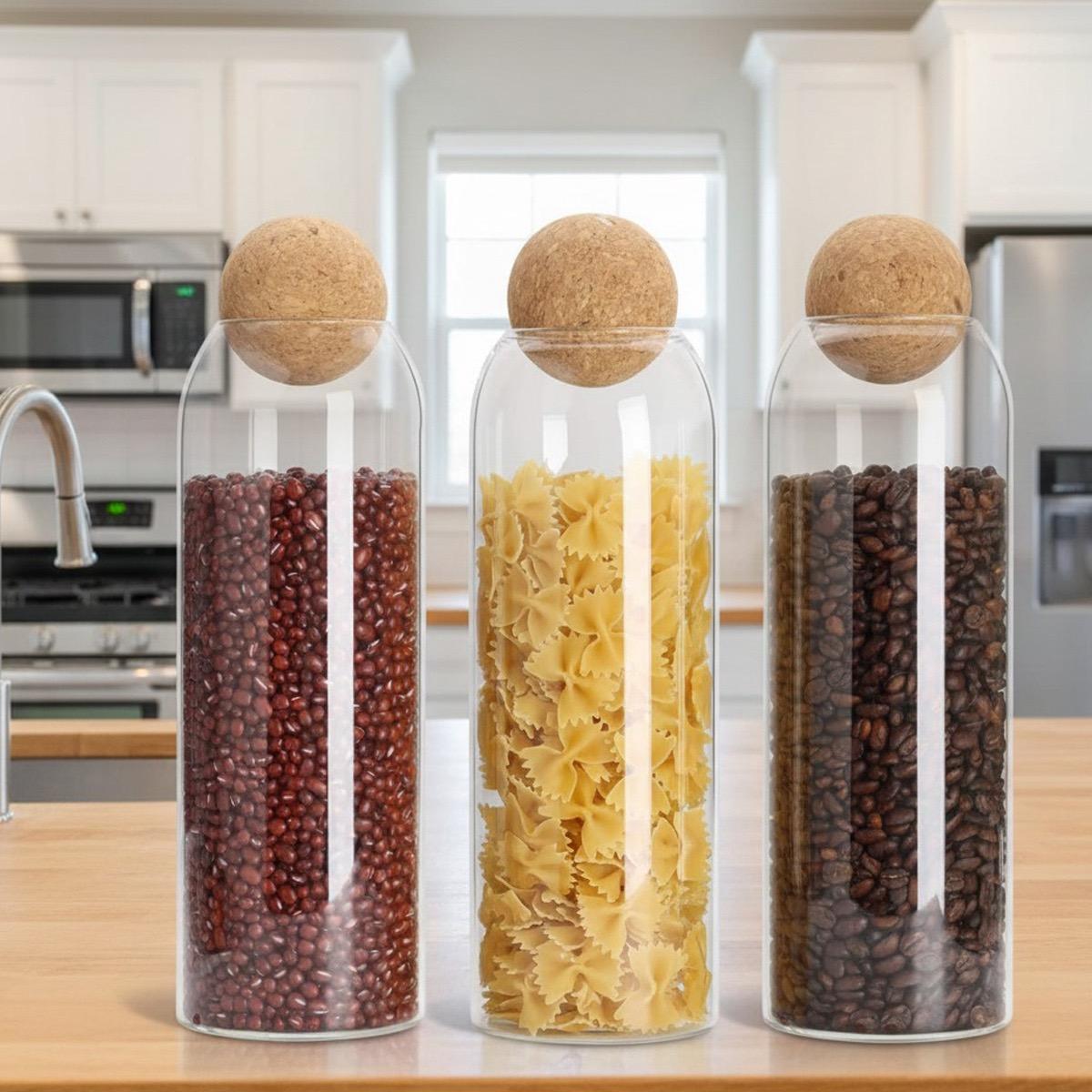 Quesera 3-Piece Jar Set - 1240 ml