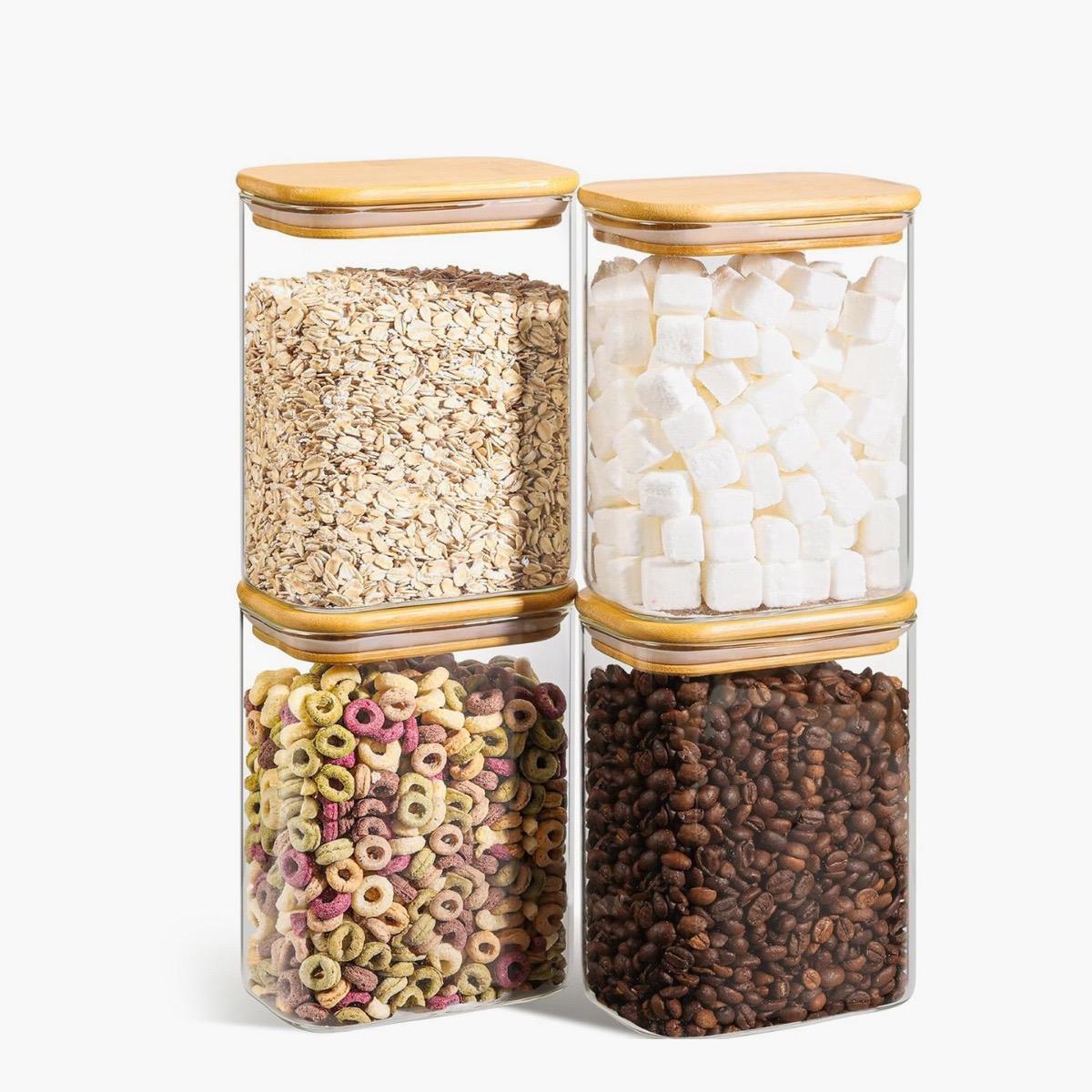Quesera 4-Piece Jar Set - 1100 ml