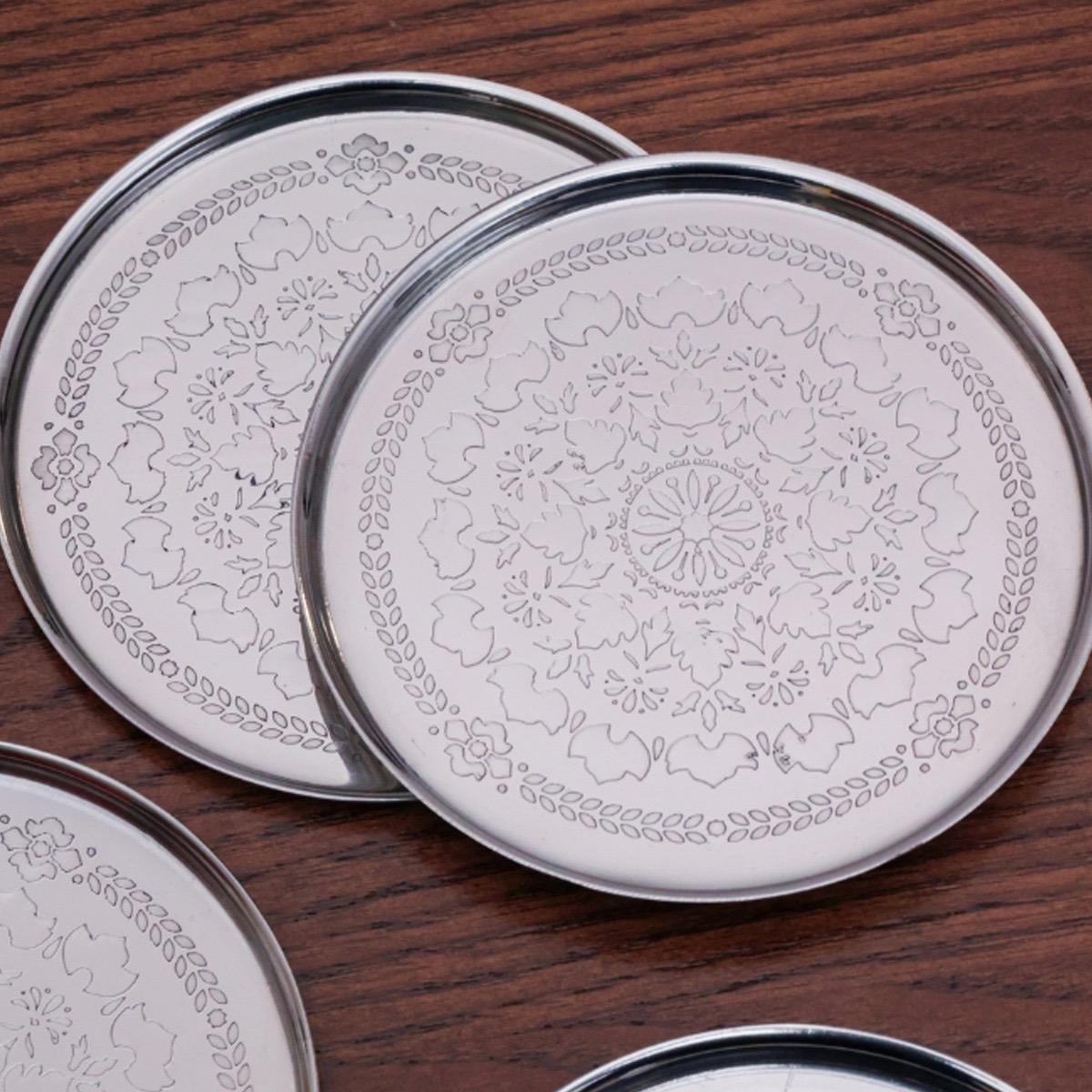 Quesera Amara 4-Piece Coaster Set - 10x10 cm