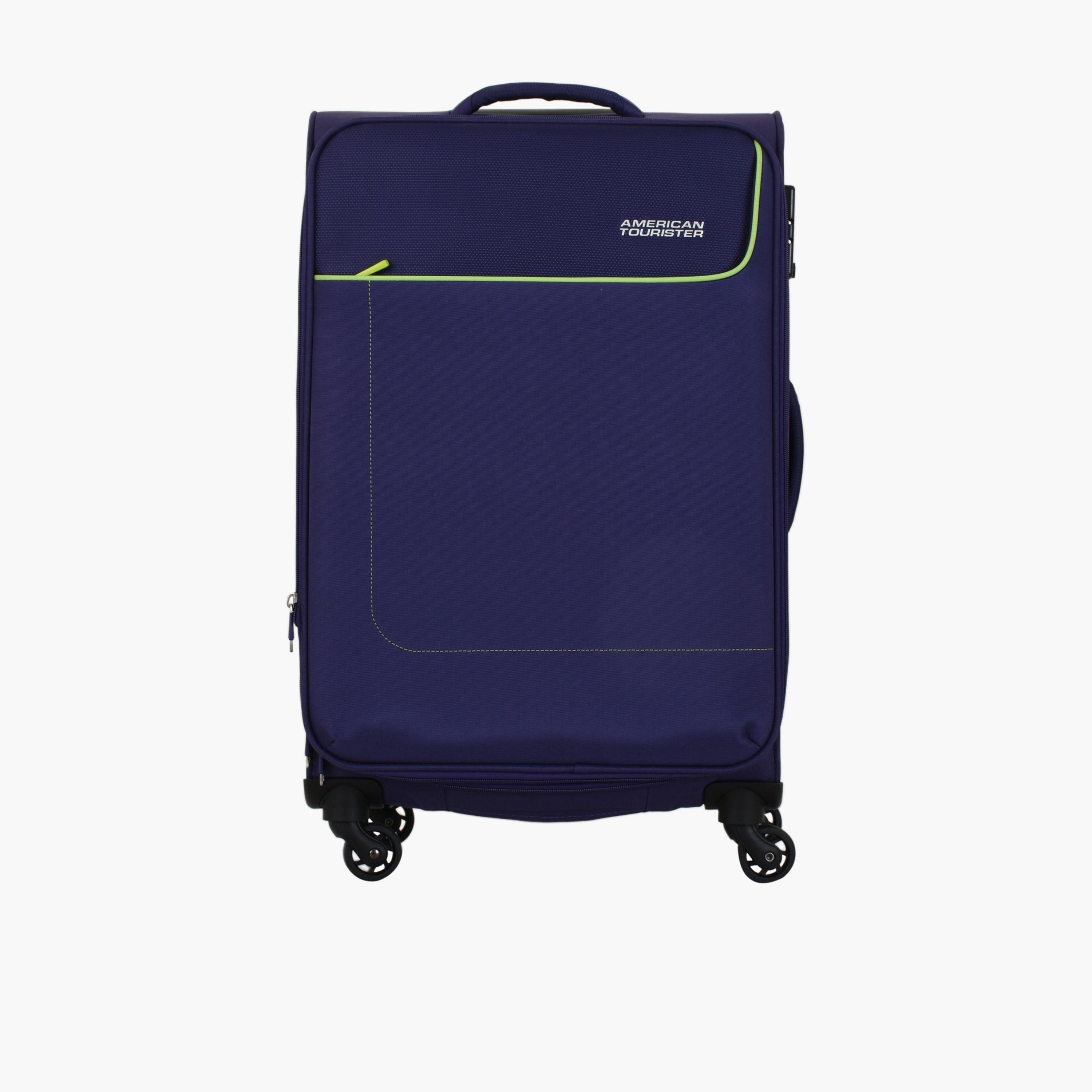 American Tourister Jamaica 69 CM Medium Check In Polyester Softcase Four-Wheeler Luggage Bag with TSA Lock-travel-luggagesandbags-luggage-image-1