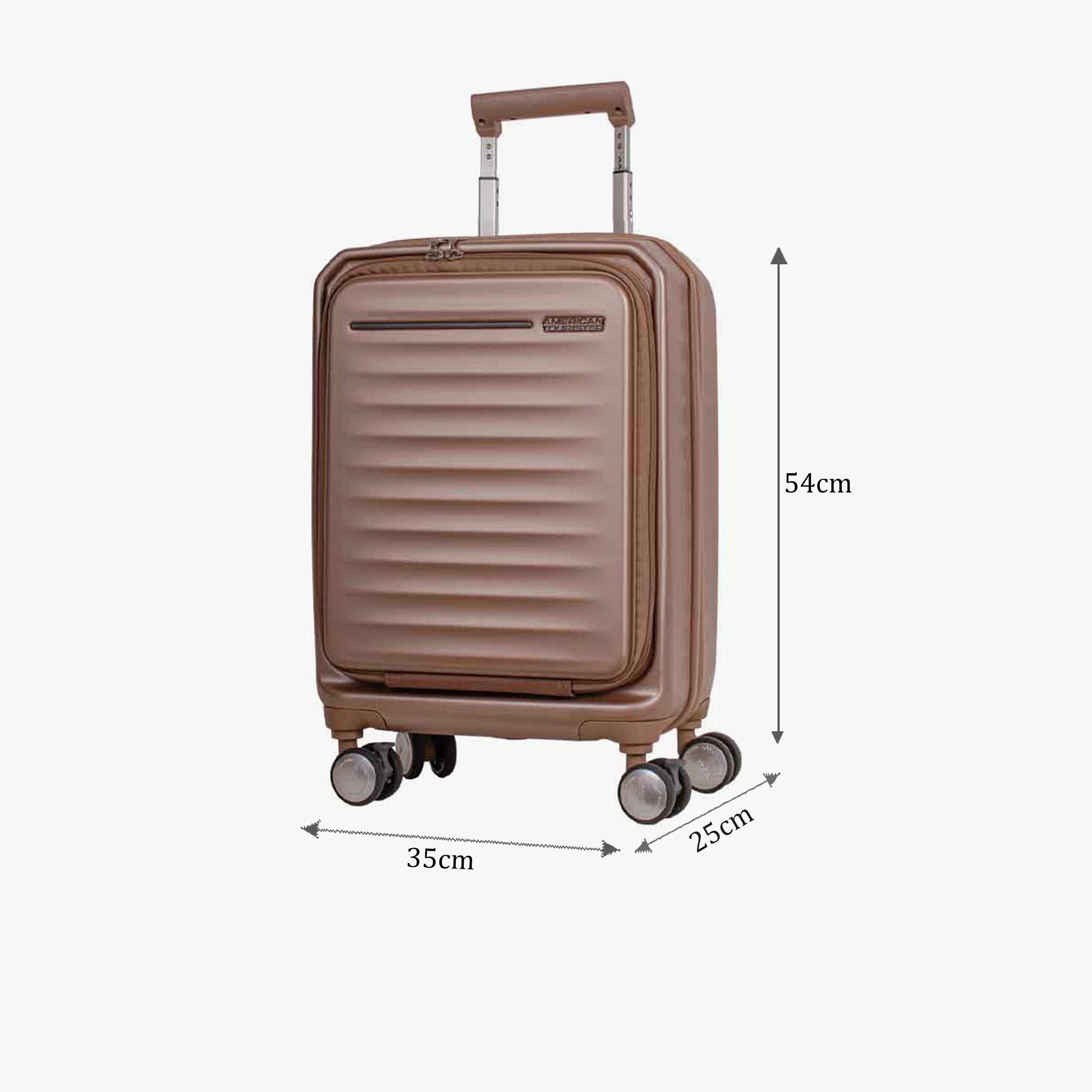 American Tourister Frontec 54 CM Small Cabin Plastic Hardcase Four-Wheeler Luggage Bag with TSA Lock-travel-luggagesandbags-luggage-image-2