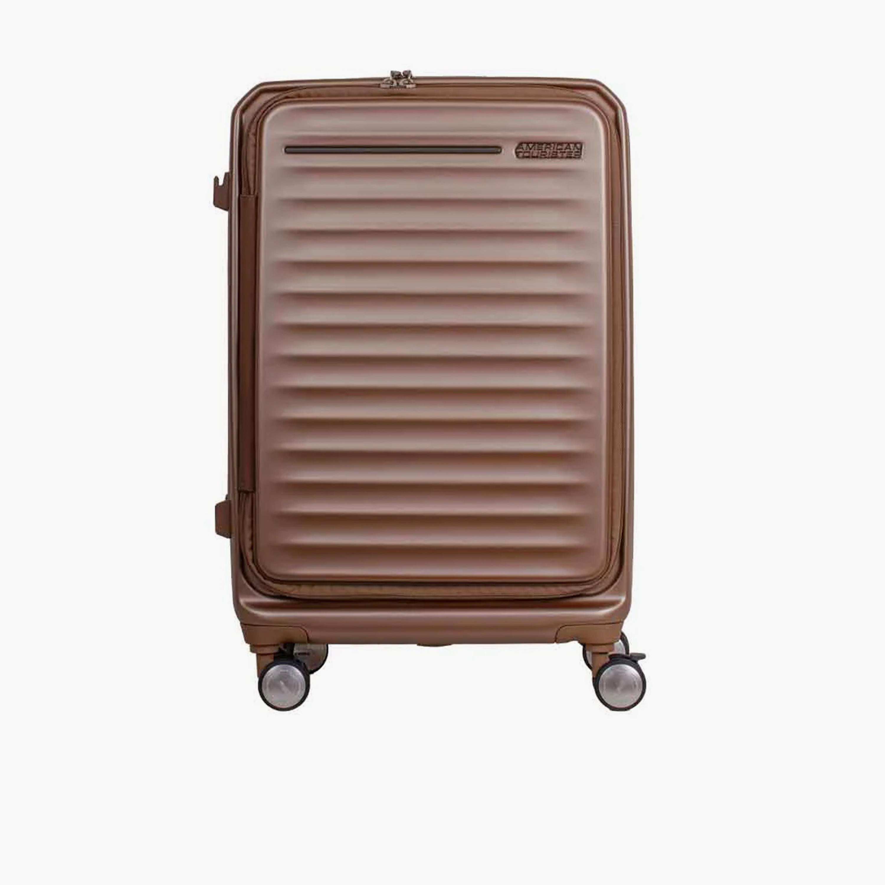 American Tourister Frontec 68 CM Medium Check In Plastic Hardcase Four-Wheeler Luggage Bag with TSA Lock-travel-luggagesandbags-luggage-image-5