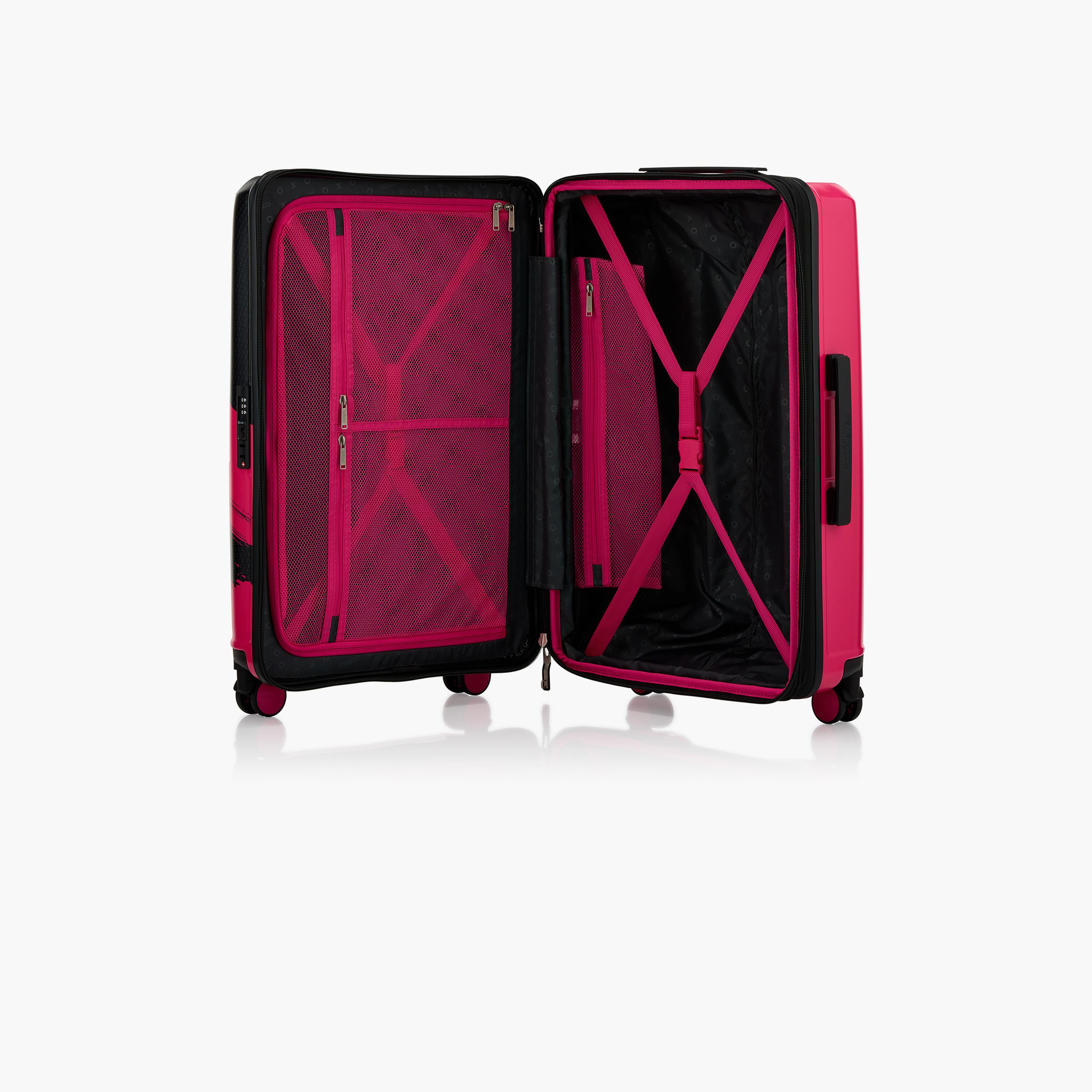 American Tourister Squid Games 67 CM Medium Check In Plastic Hardcase Four-Wheeler Luggage Bag with TSA Lock-travel-luggagesandbags-luggage-image-5