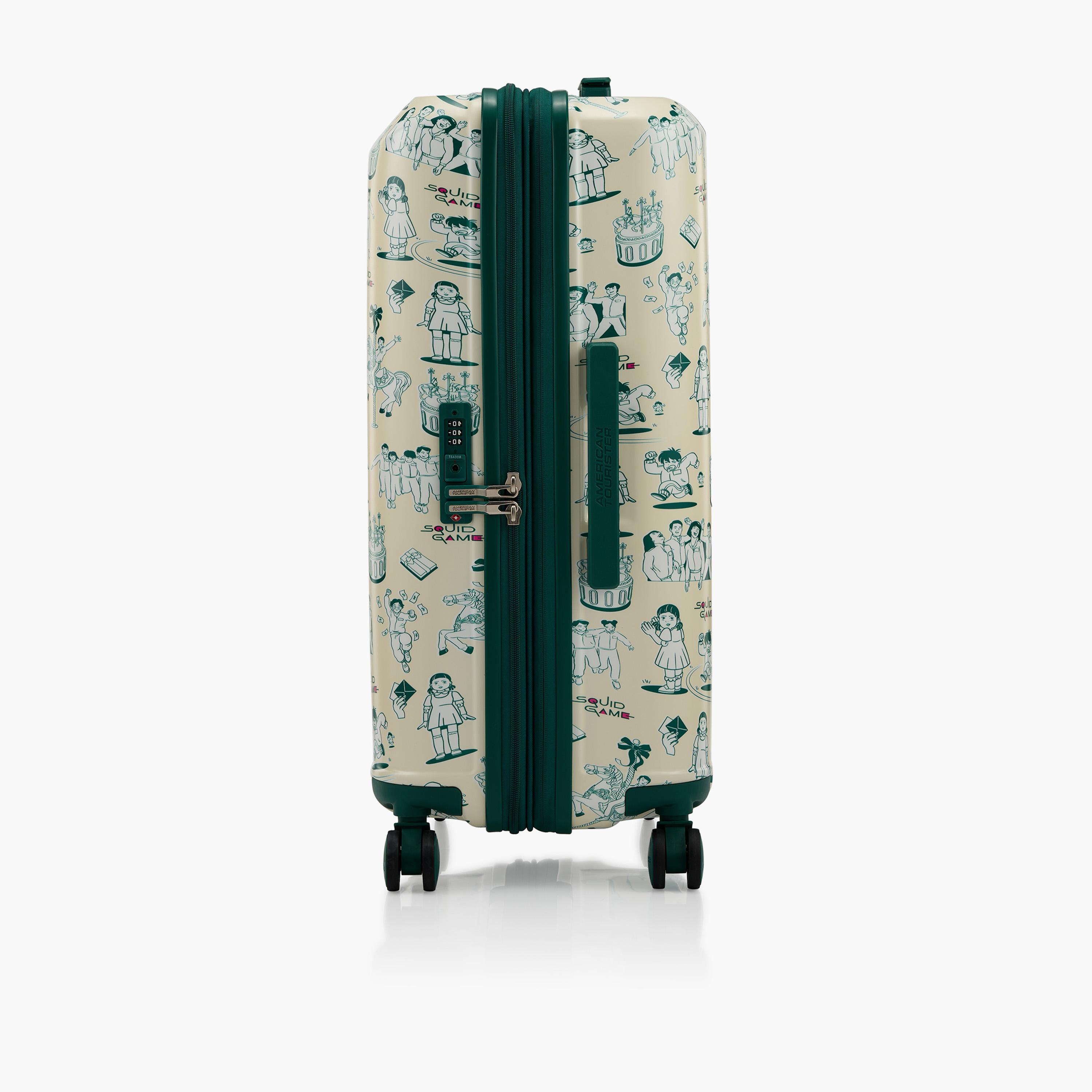 American Tourister Squid Games 67 CM Medium Check In Plastic Hardcase Four-Wheeler Luggage Bag with TSA Lock-travel-kidstrolleyandbags-image-5