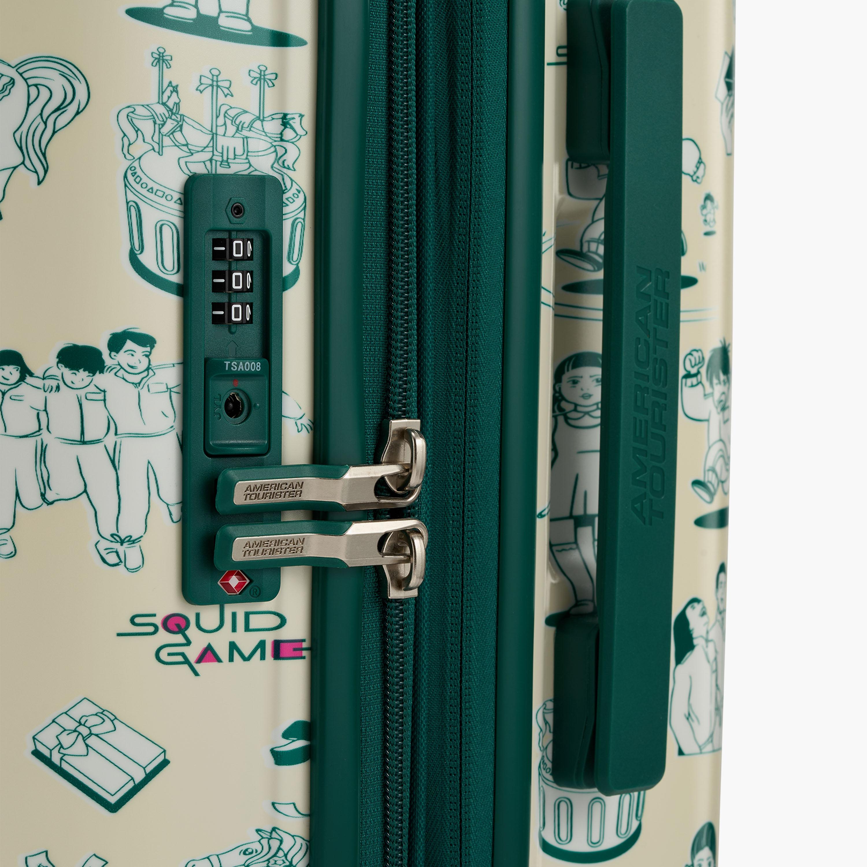 American Tourister Squid Games 67 CM Medium Check In Plastic Hardcase Four-Wheeler Luggage Bag with TSA Lock-travel-kidstrolleyandbags-image-8