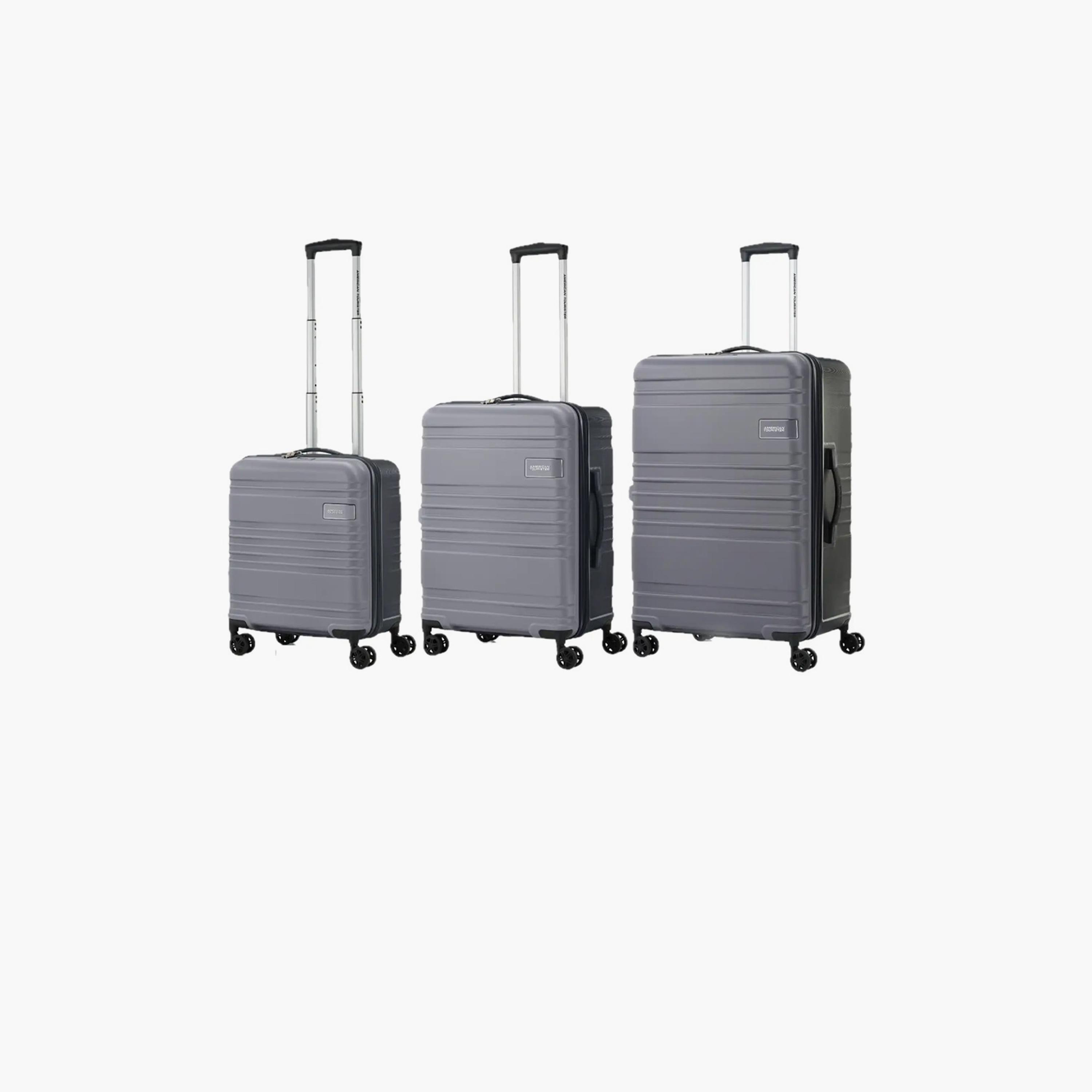 American Tourister Skylette Set of 3 Large Check In ABS Hardcase Four-Wheeler Luggage Bag with TSA Lock-travel-luggagesandbags-luggage-image-1