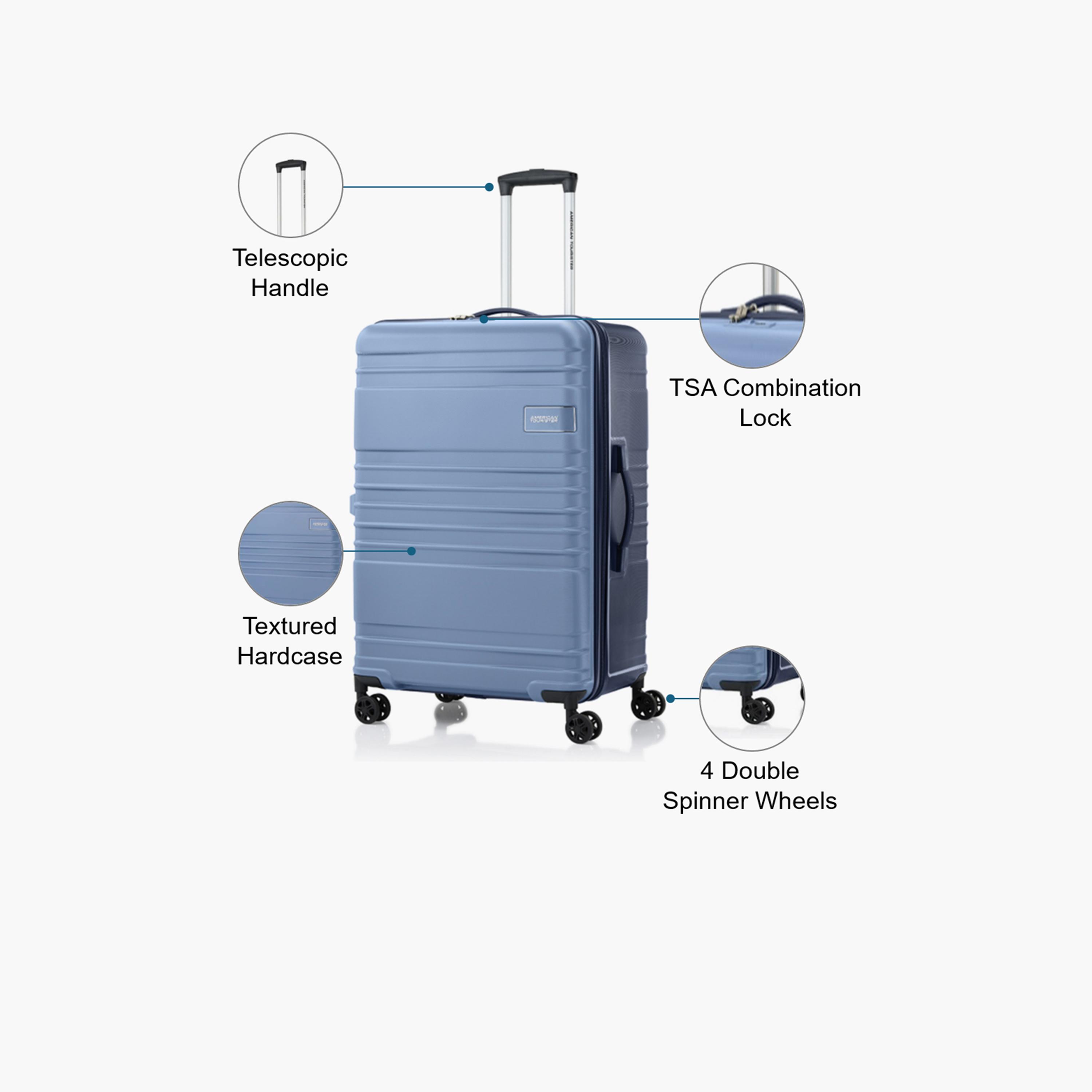 American Tourister Skylette 76 CM Large Check In ABS Hardcase Four-Wheeler Luggage Bag with TSA Lock-travel-luggagesandbags-luggage-image-3
