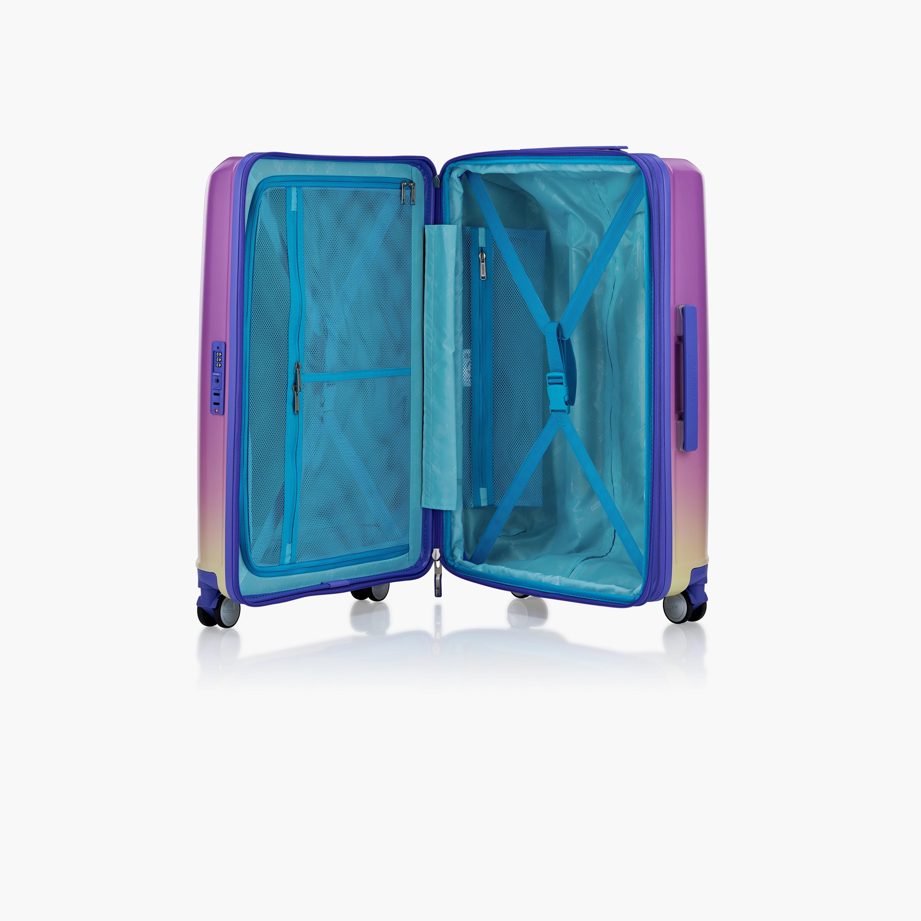American Tourister Smurfs 67 CM Medium Check In Plastic Hardcase Four-Wheeler Luggage Bag with TSA Lock-travel-kidstrolleyandbags-image-6