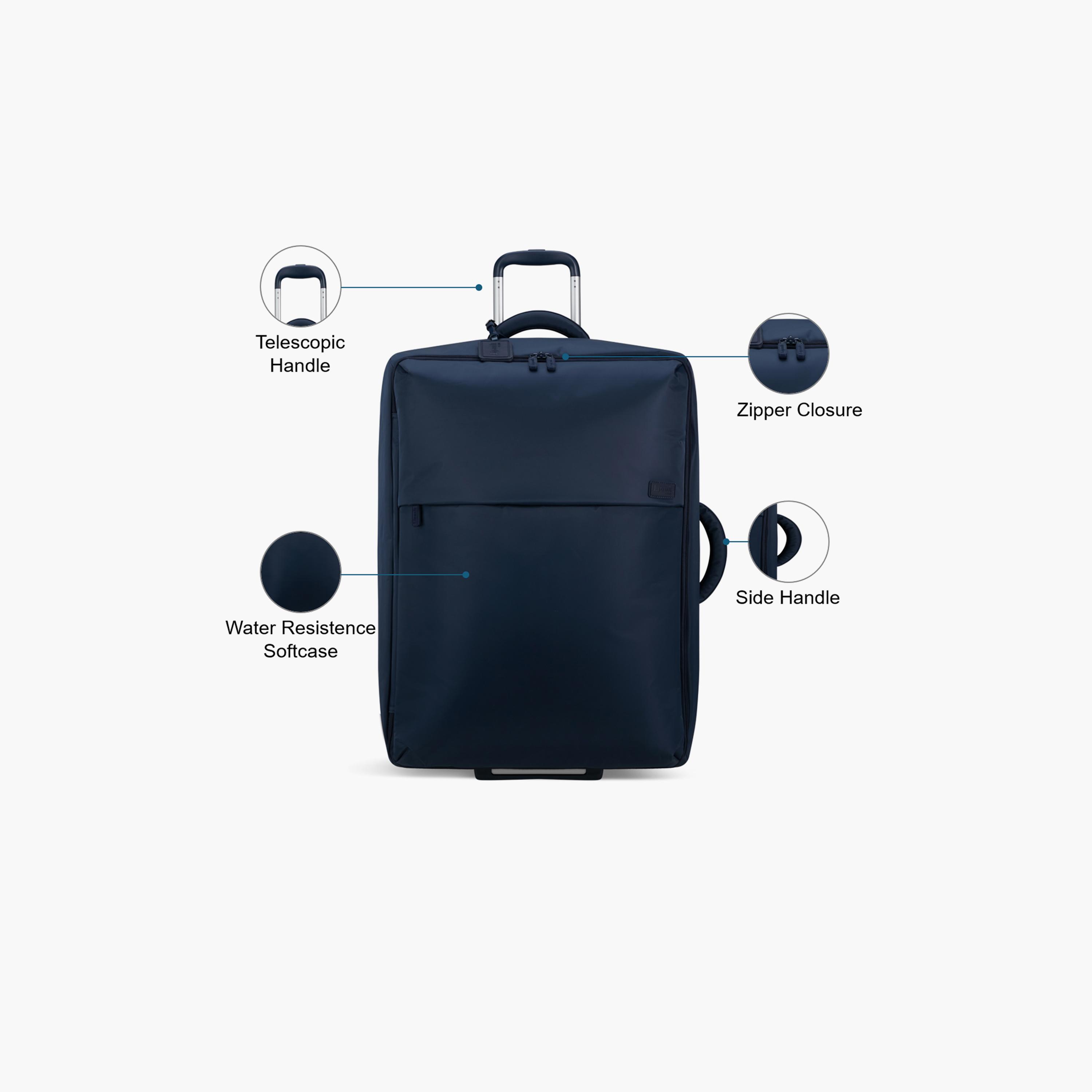 Lipault 75 CM Large Check-in Nylon Soft Sided 2-Wheeler Spinner Trolley Bag with TSA Lock-travel-luggagesandbags-luggage-image-3