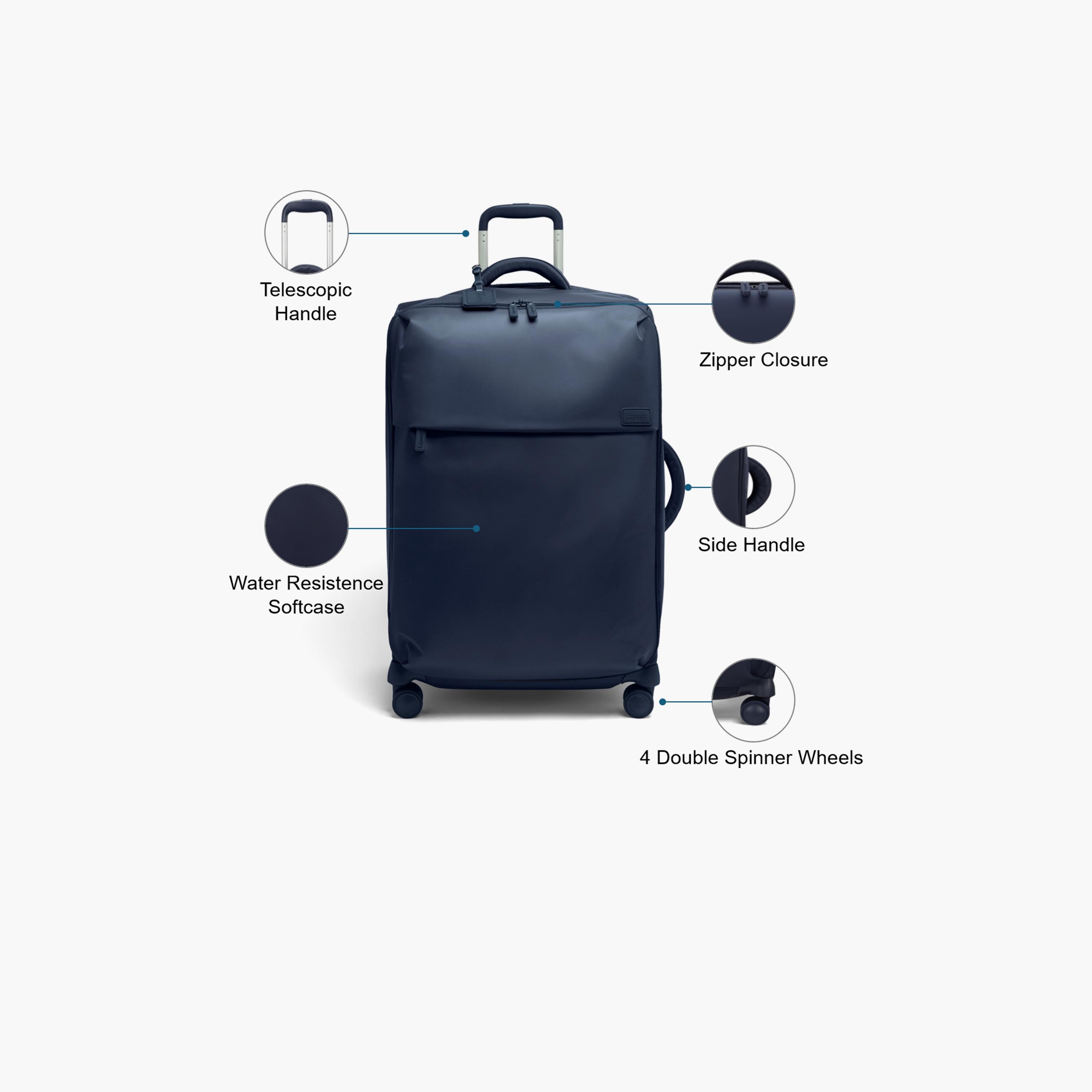ليبولت - شنطة سفر نايلون طري  كبيرة الحجم 70 سم بأربع عجلات دوارة  قفل TSA-travel-luggagesandbags-luggage-image-3